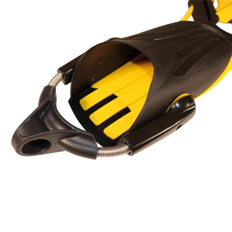 Beuchat Aquabionic EVO Yellow Snorkeling Fins - Lightweight Scuba Diving Fins for Men & Women - Perfect for Ocean, Pool, and Beach Swimming Adventures