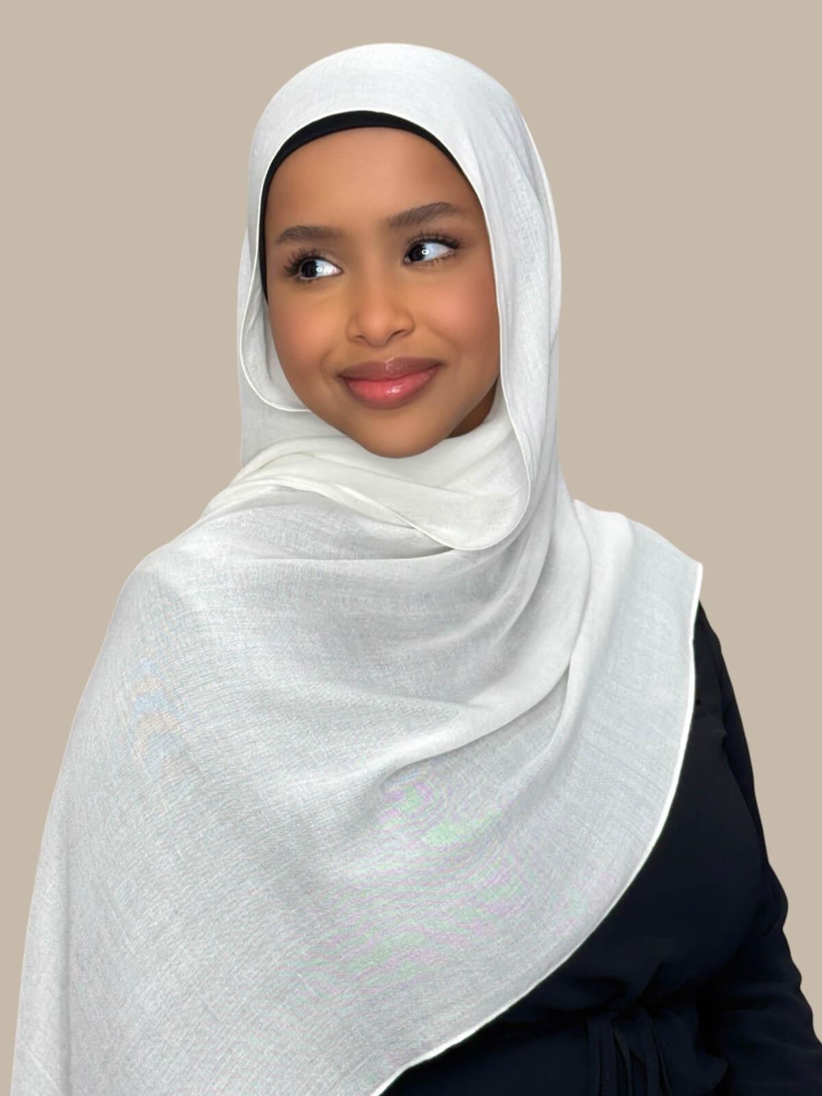 Soft Cotton Modal Hijab Scarf - Breathable & Comfortable Muslim Headwear for Women - Perfect for Daily Wear, Prayer, and Special Occasions