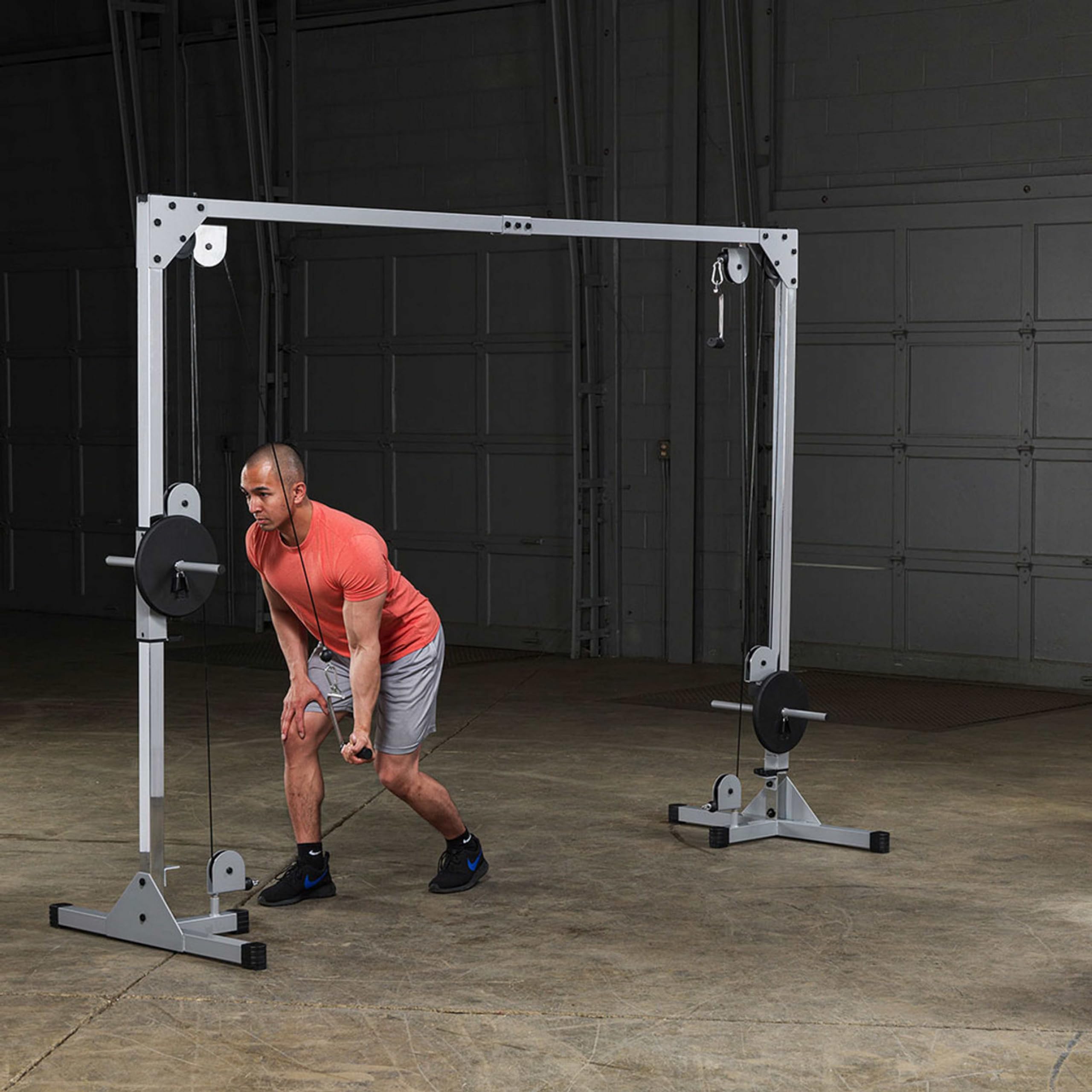 Body-Solid Powerline Cable Crossover Machine - Adjustable High & Low Pulley Gym Equipment for Home Workouts, Functional Trainer for Total Body Exercise, Cable Fly & Crossover Training | Perfect for Strength Training, Muscle Building & Home Gym Fitness Routines