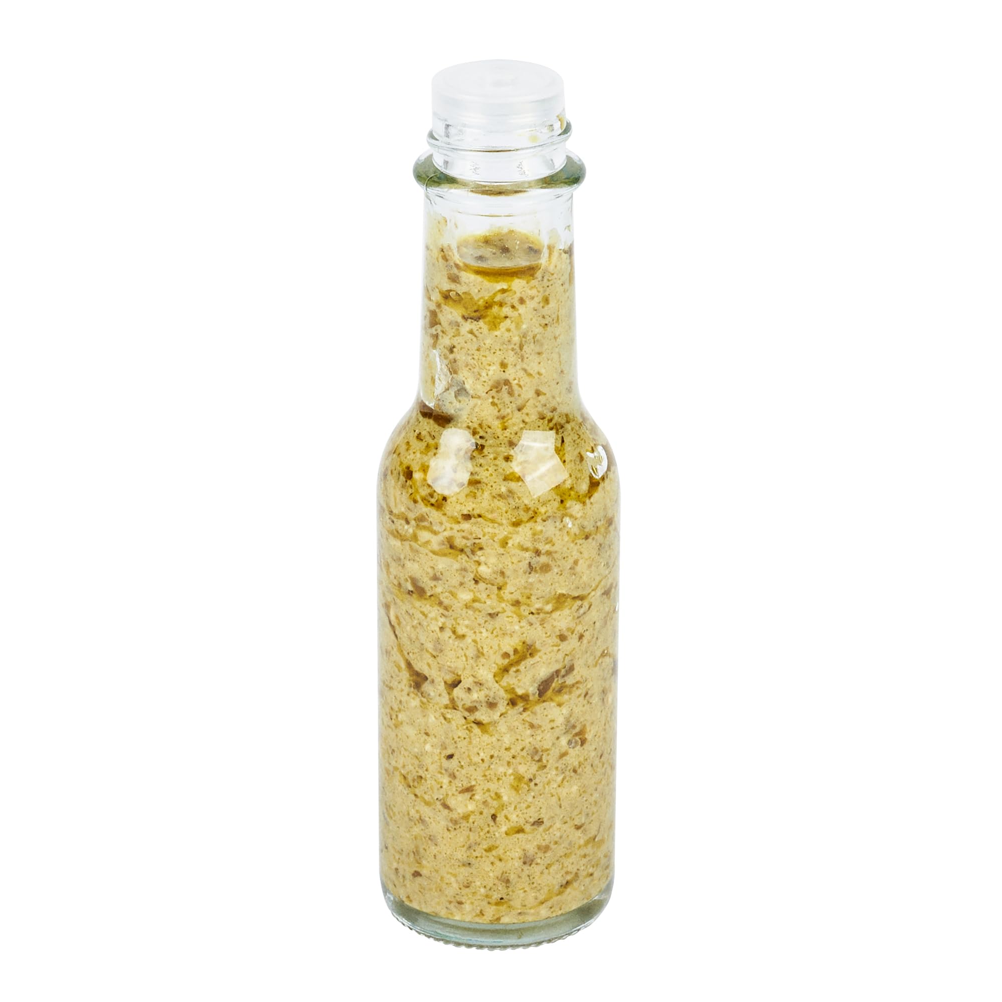 **Vetri 3 oz Clear Glass Woozy Bottles (10-Pack) with Black Caps – Dishwasher Safe & Durable Empty Sauce Bottles for Hot Sauce, BBQ, Salad Dressing, Oil, Tinctures – Perfect for Restaurants, Catering & Home Kitchens**