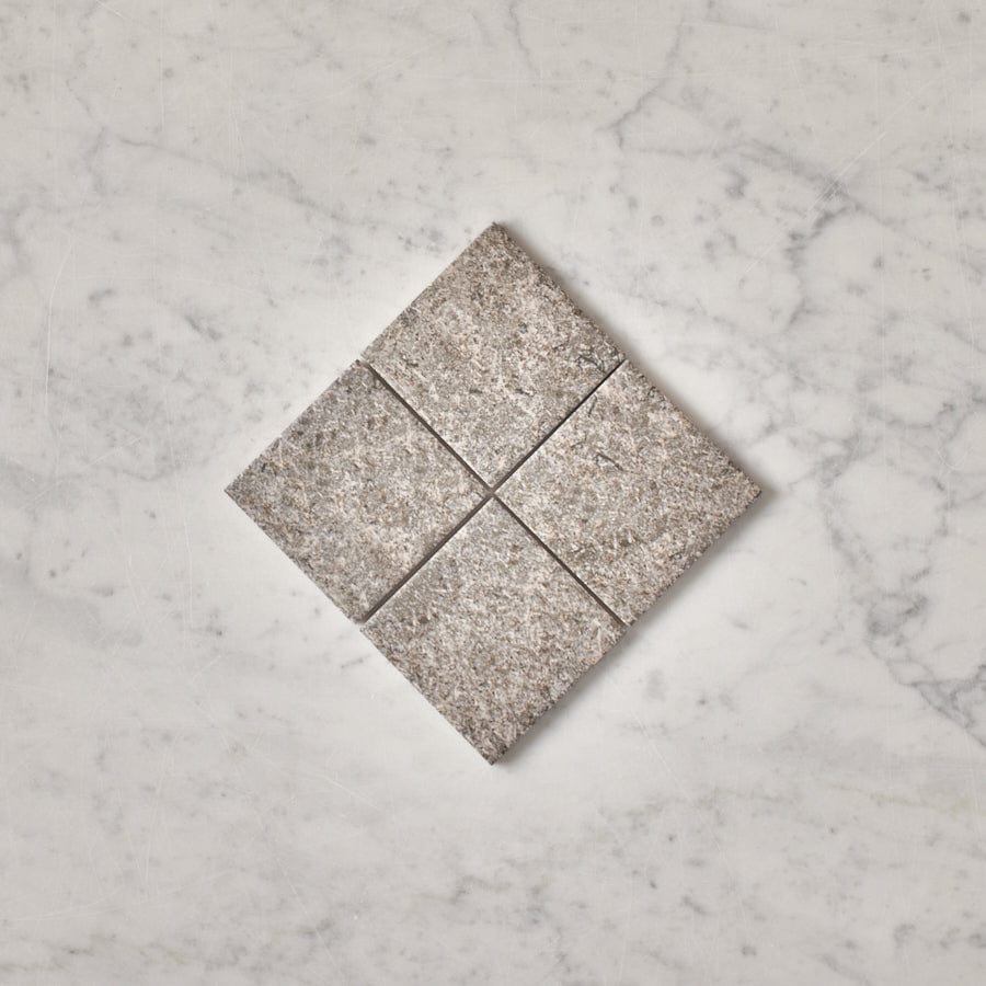 Premium Dunmore Charcoal Stone Look Square Tile - Natural Slate Finish for Kitchen Backsplash, Bathroom Walls & Fireplace Surrounds