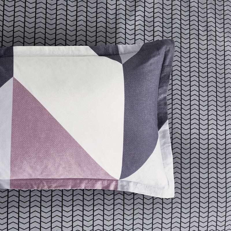 100% Cotton Reversible Quilt Cover Set - Dylan Queen Size Bedding - Soft & Breathable Duvet Cover for All Seasons - Perfect for Master Bedroom, Guest Room & Dorm Decor