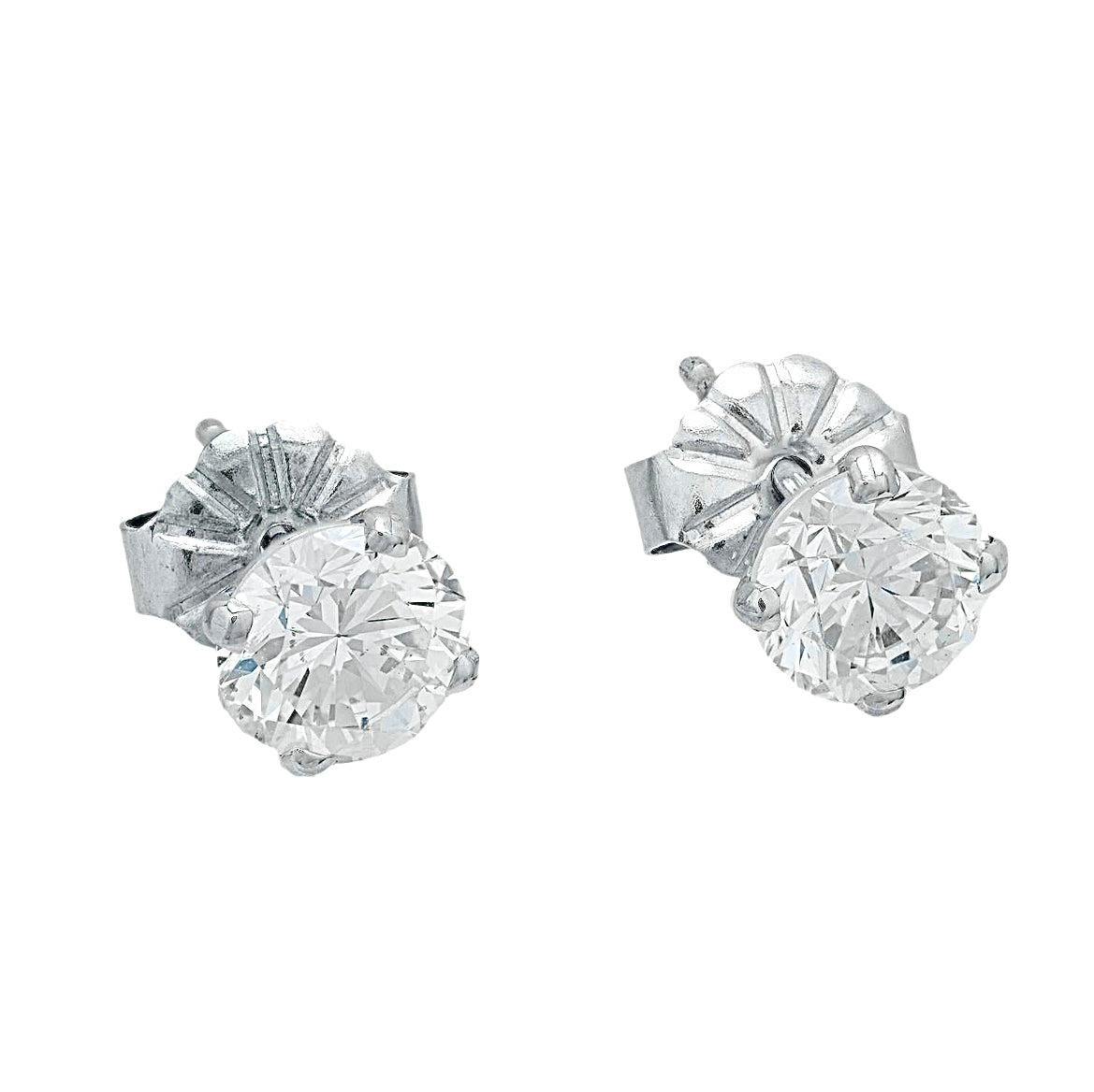 14K Gold Diamond Stud Earrings for Women - Elegant & Timeless Jewelry Gift for Wedding, Anniversary & Special Occasions