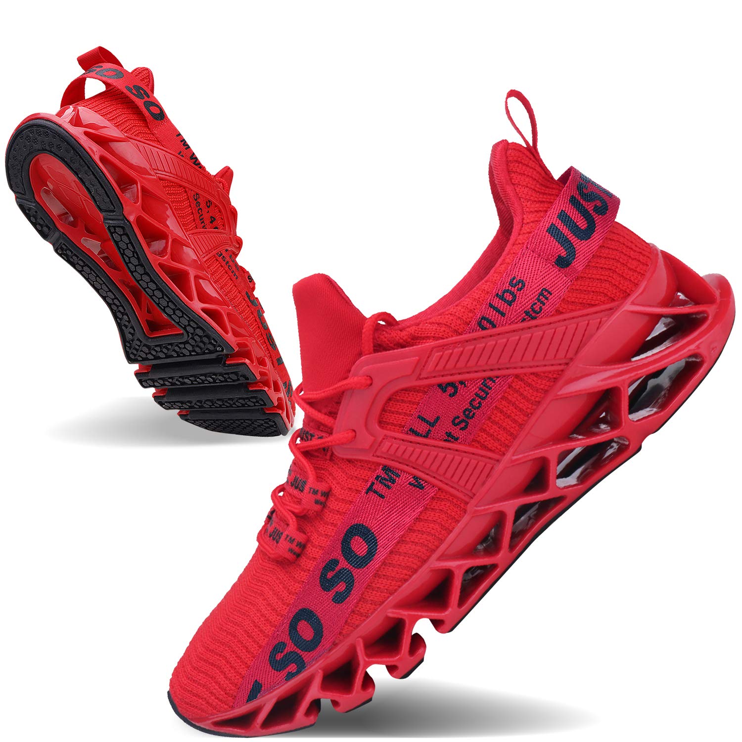 Men's Running Shoes - Non-Slip Blade Design Walking Sneakers for Jogging, Gym Workouts & Daily Wear