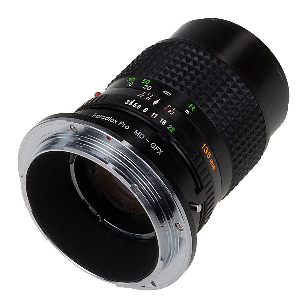 Fotodiox Pro Lens Mount Adapter - Minolta MD to Fujifilm GFX G-Mount Camera Adapter for Professional Photography & Videography