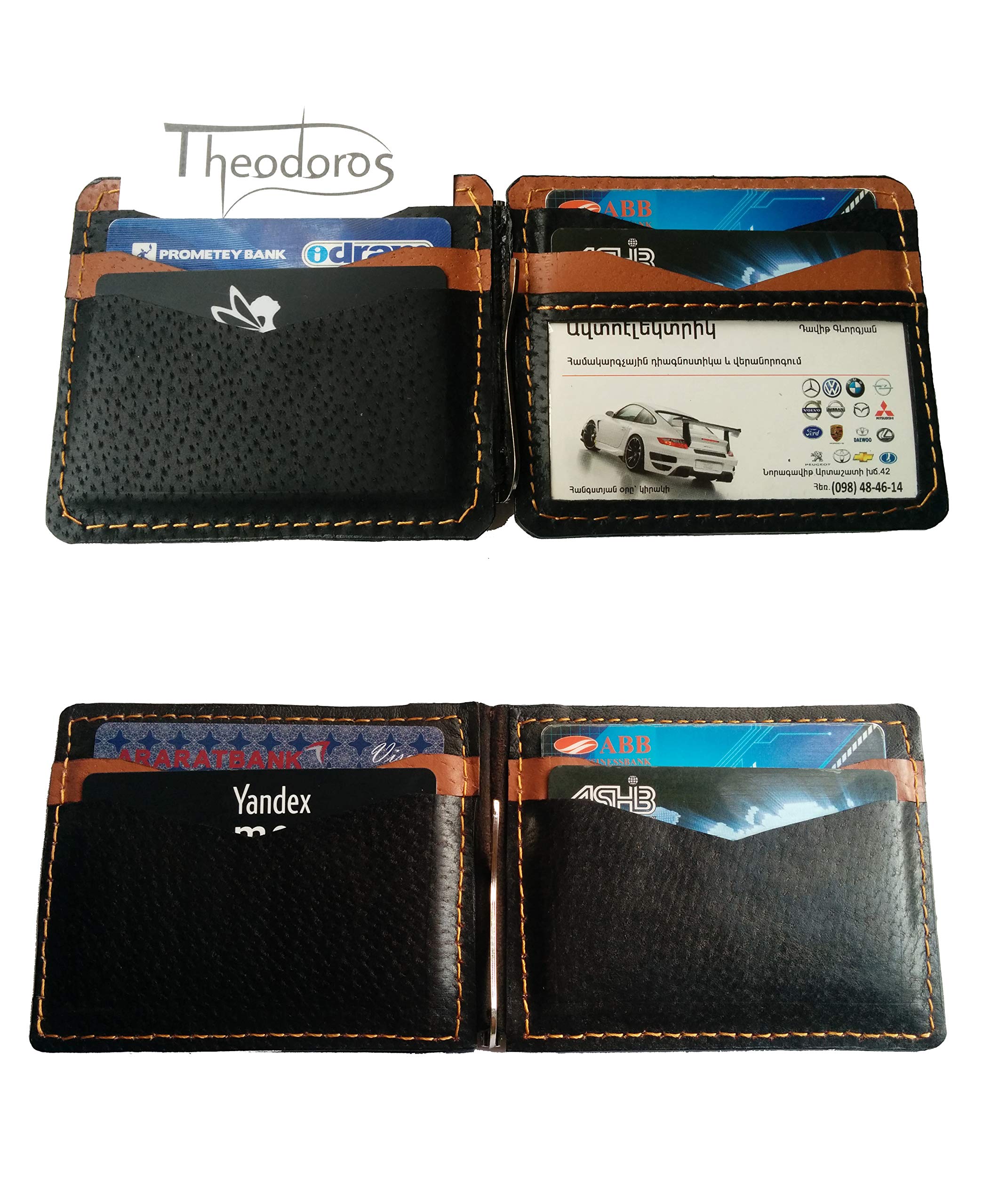 Handmade 3D Genuine Leather Pirate Sword & Skull Wallet for Men - Caribbean Themed Money Clip with Airbrush Art - Custom Personalized Carved & Tooled Leather Bifold Wallet - Perfect for Gifts, Collectors & Pirate Enthusiasts