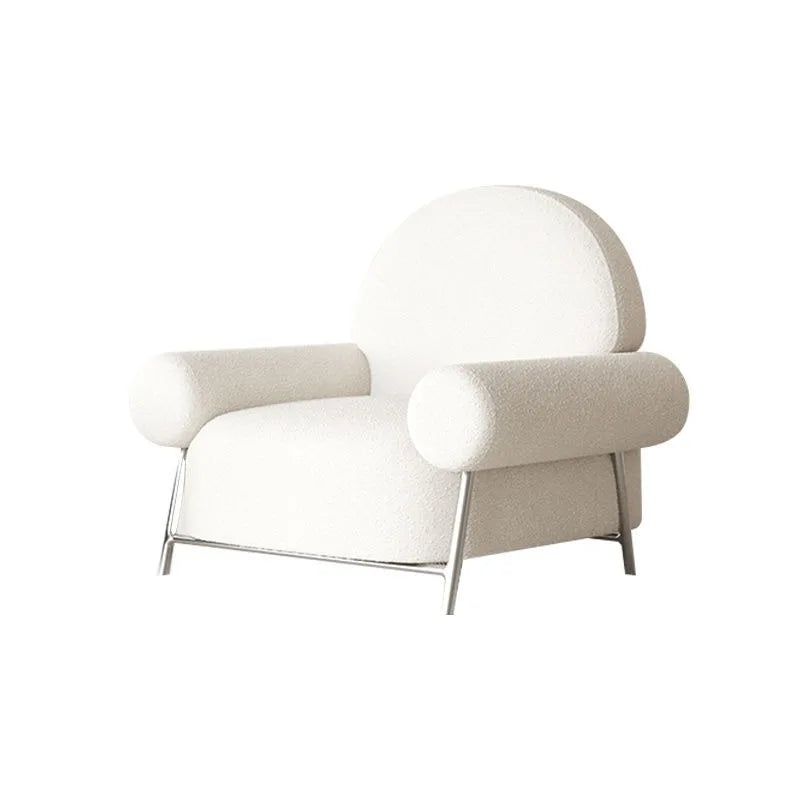 Modern White Poltronas Living Room Chair - Stylish & Comfortable Accent Seating for Home, Office, or Lounge Decor