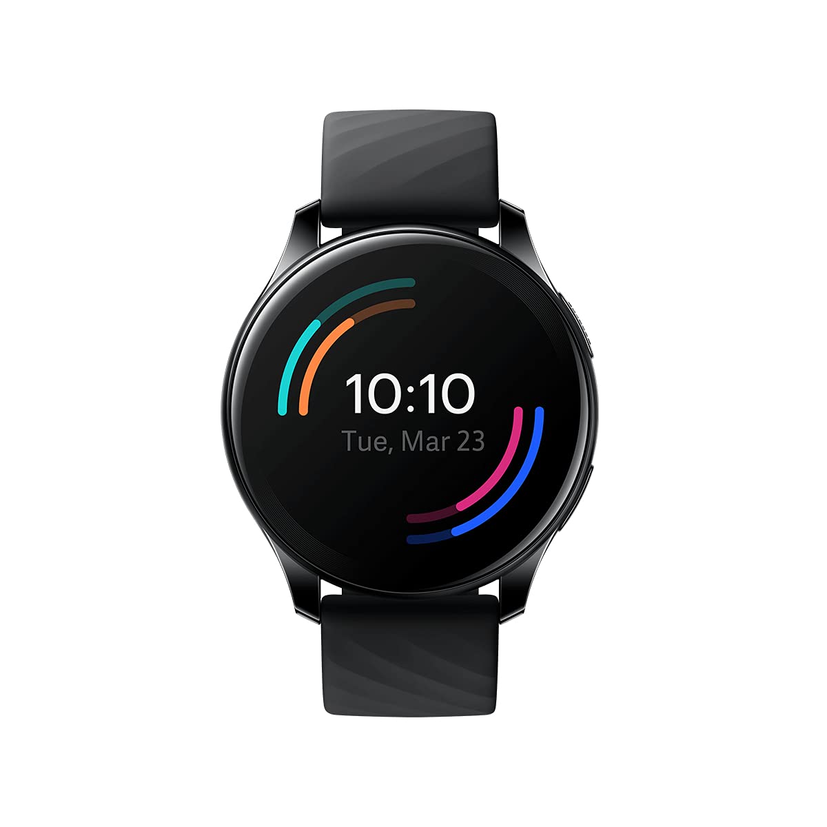 OnePlus Watch - Midnight Black Smartwatch with 4GB Storage | Fitness Tracker, Heart Rate Monitor, Sleep Tracking | Perfect for Running, Swimming & Daily Wear