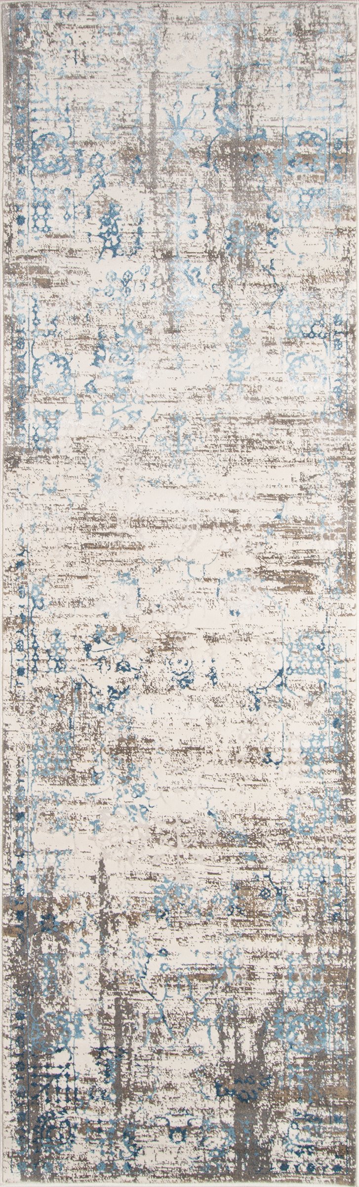 Momeni Juliet Collection Blue Area Rug Runner 2'3