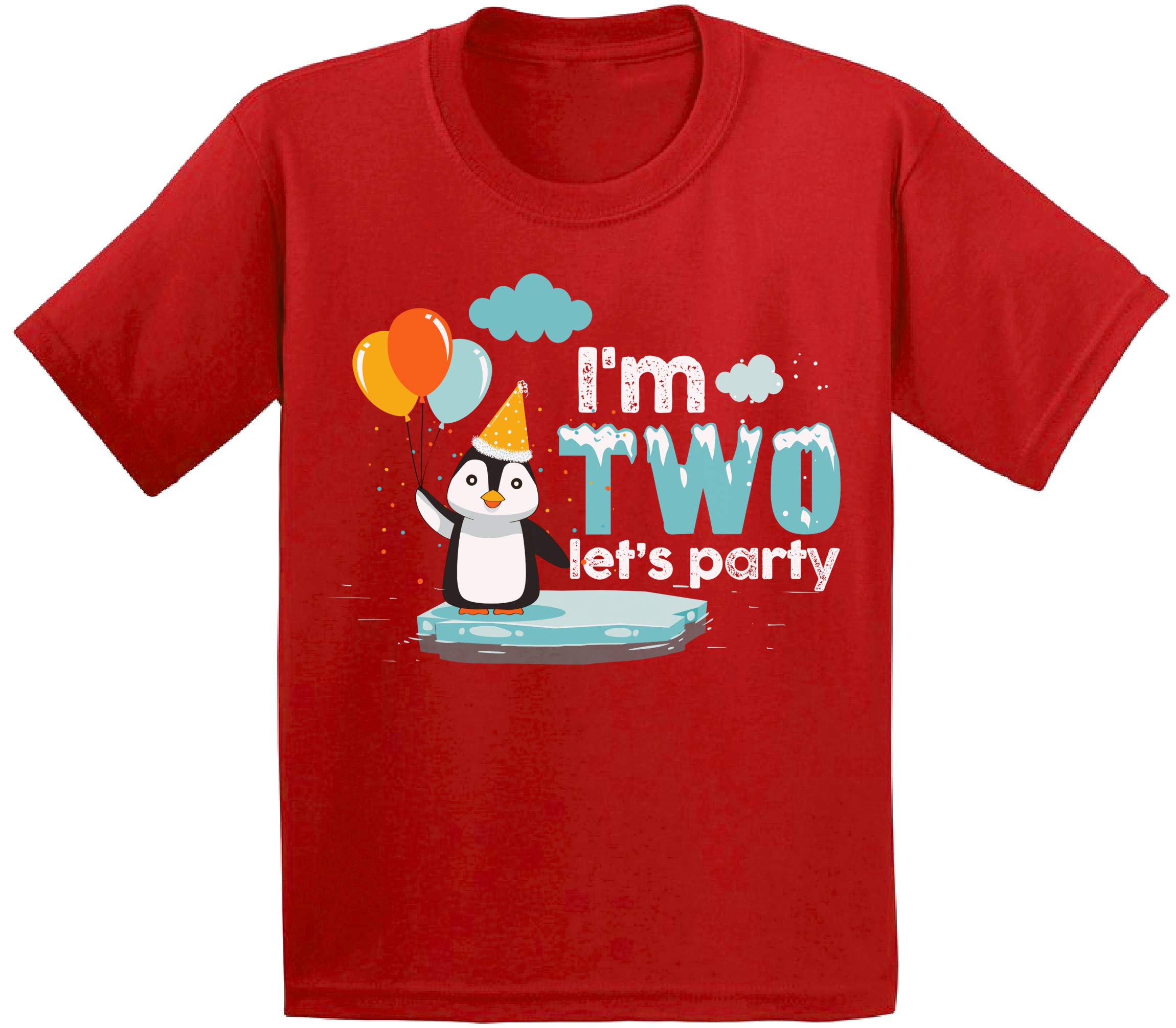 Awkward Styles 2nd Birthday Shirt for Boys & Girls - Cute Penguin Design Kids T-Shirt | Perfect for Birthday Parties, Photo Shoots & Special Occasions