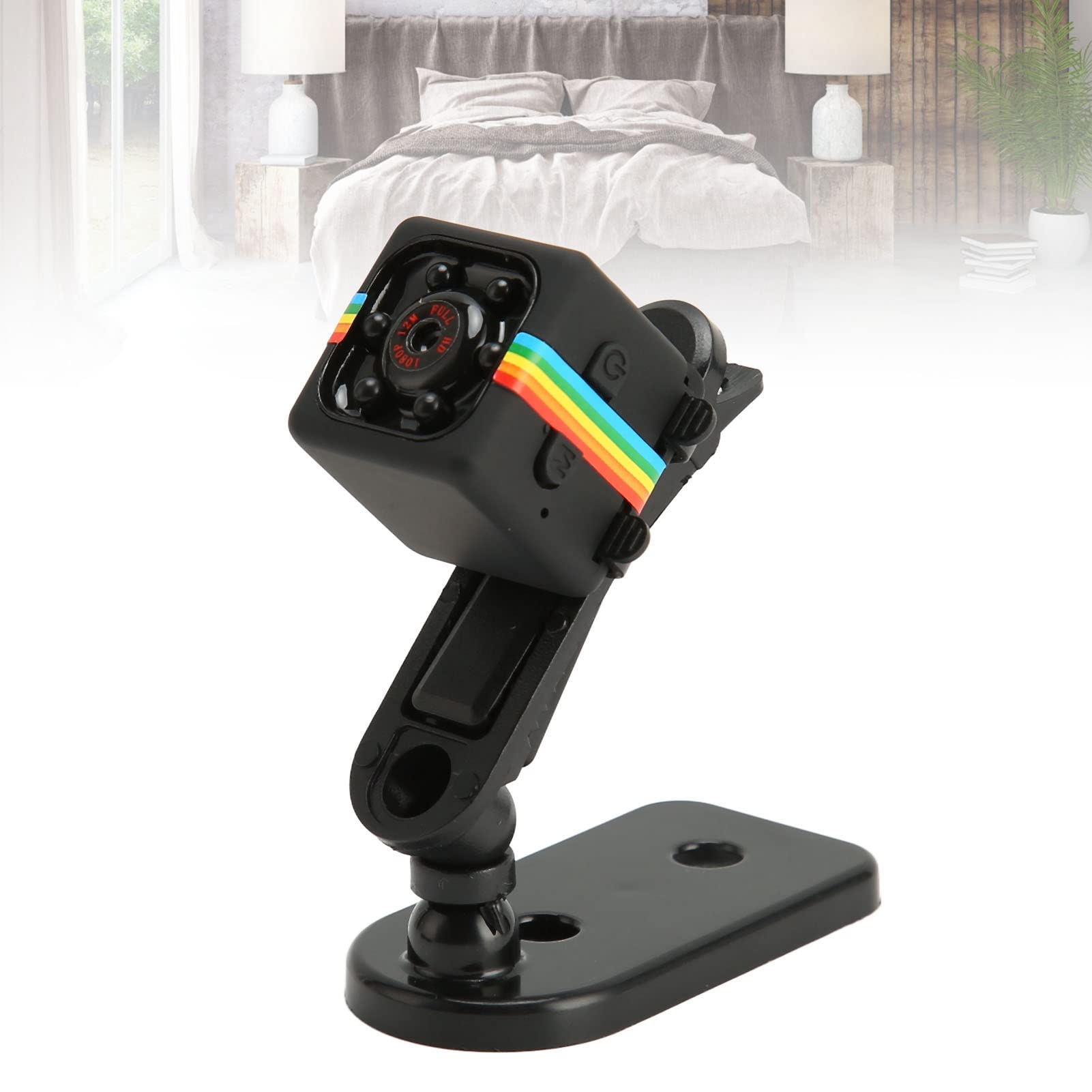 SQ11 Mini 1080p Wireless Security Camera with Night Vision - Portable Cordless Surveillance Camera for Home & Office - 200mAh Battery - Ideal for Indoor Monitoring, Baby & Pet Watching, and Business Security
