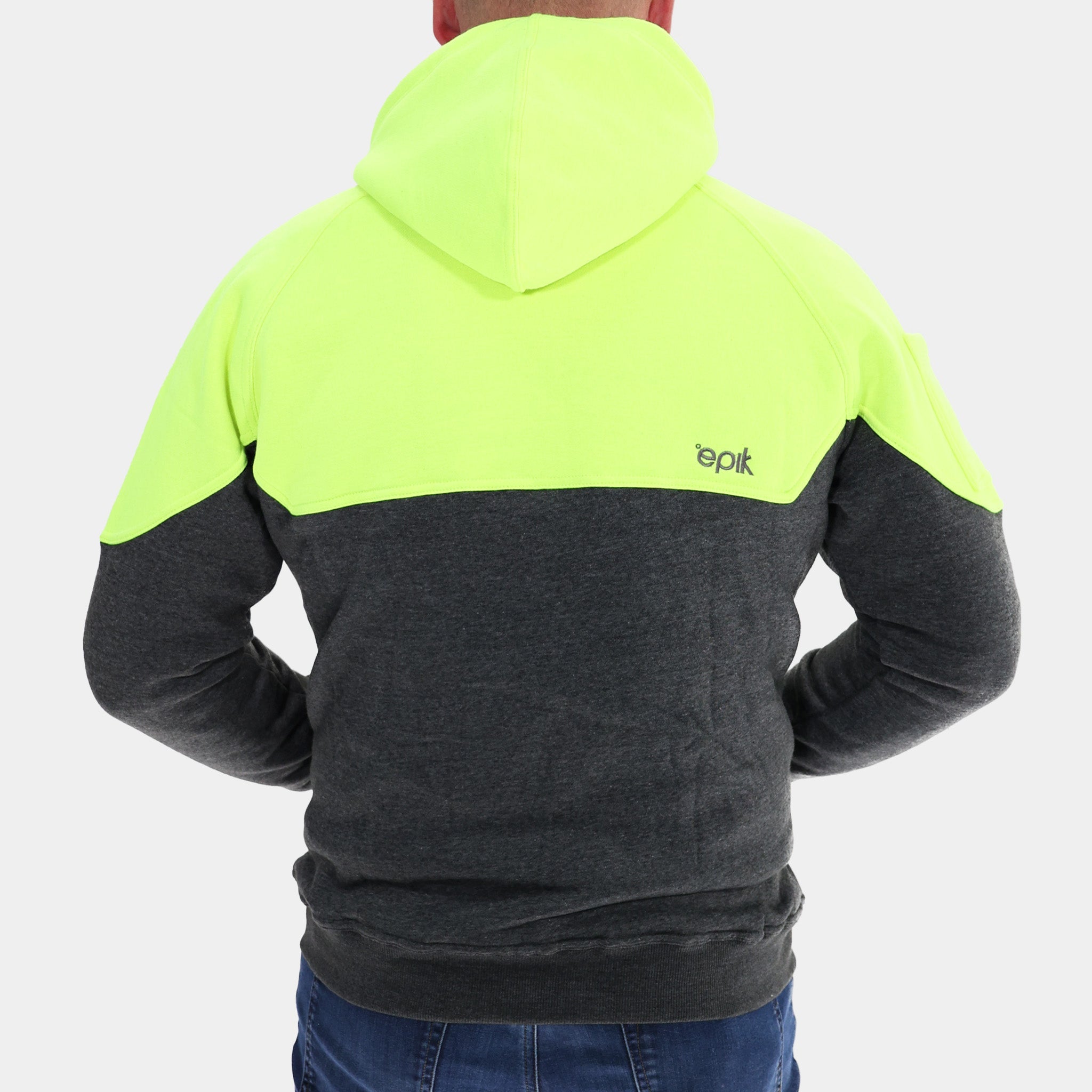 Peak Zip Up Hoodie for Men & Women - Lightweight Fleece Jacket with Front Pockets - Perfect for Outdoor Activities, Running, Gym & Casual Wear