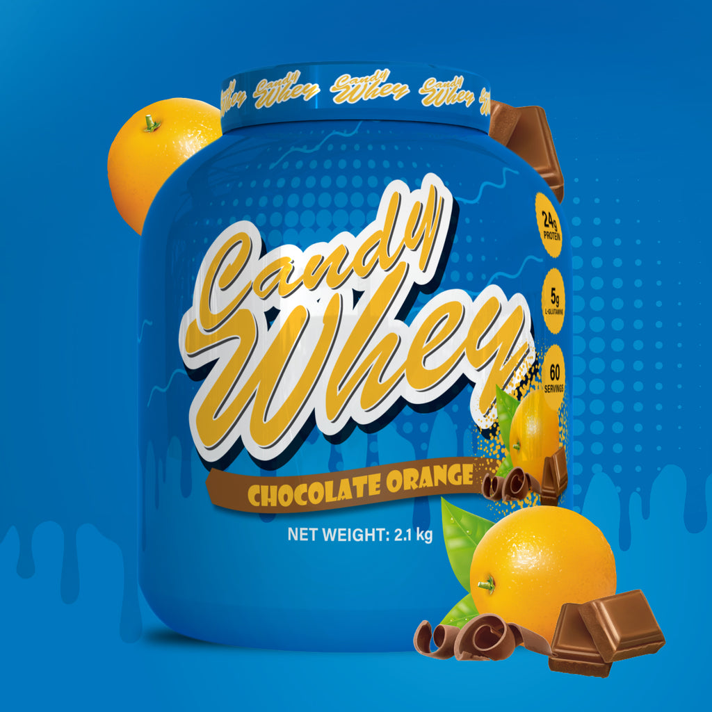 Premium Candy Whey Protein Powder 2.1kg (4.63 lbs) - Delicious Vanilla & Chocolate Flavors for Muscle Recovery & Post-Workout Shakes - Ideal for Gym, Fitness & Bodybuilding Enthusiasts