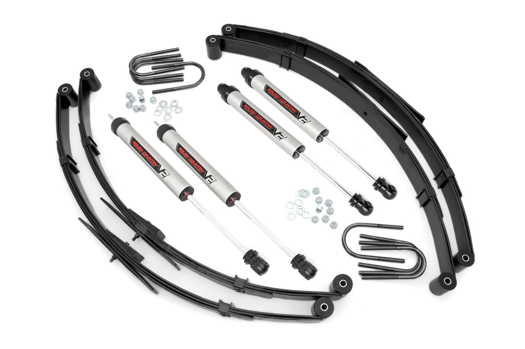 2.5 Inch Lift Kit for Jeep Wrangler YJ 4WD (1987-1995) | Heavy Duty Suspension Upgrade | V2 Model 61570 | Off-Road Adventure & Trail Riding Enhancement