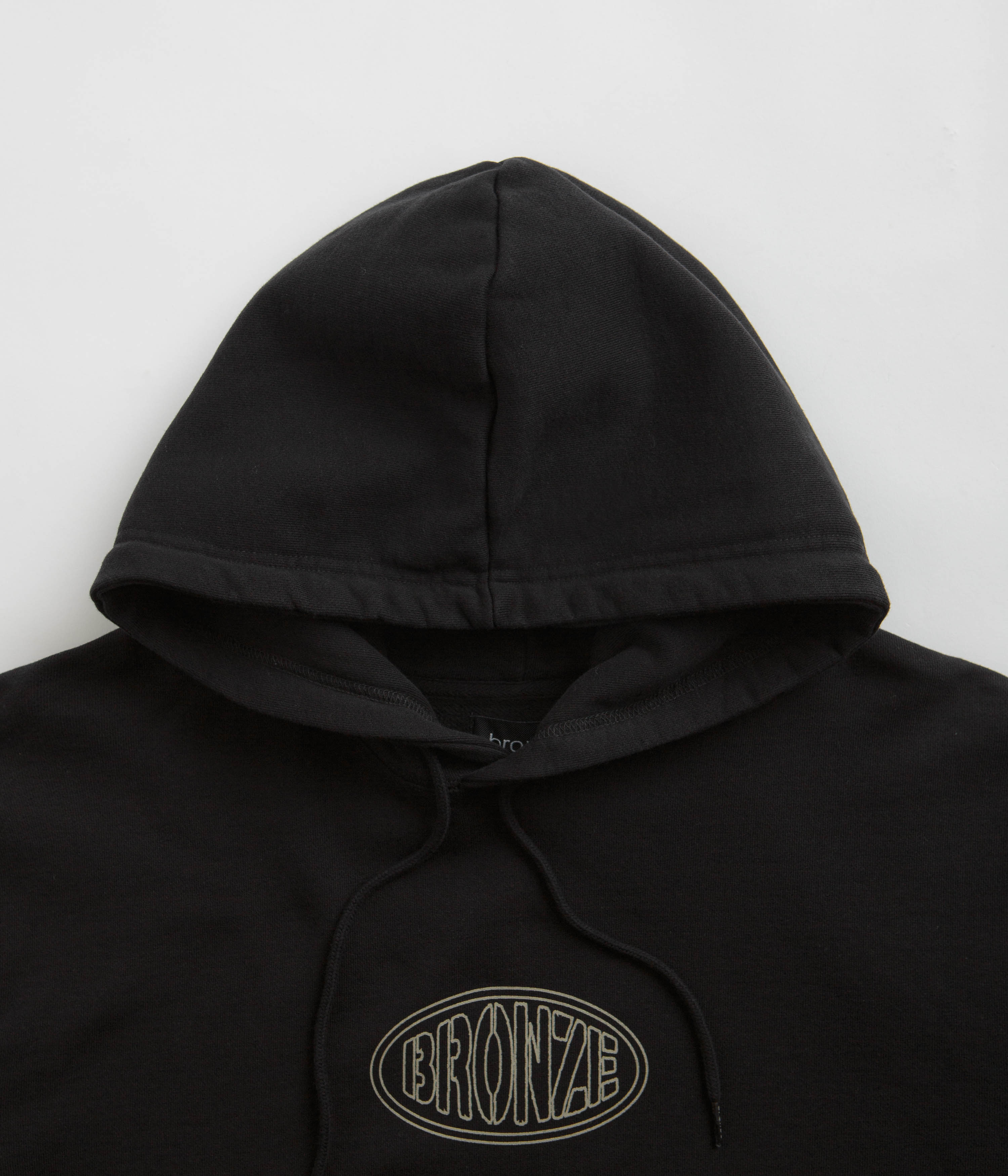Bronze 56K Oval Hoodie - Black Men's Pullover Sweatshirt | Streetwear Fashion for Casual Wear & Outdoor Activities