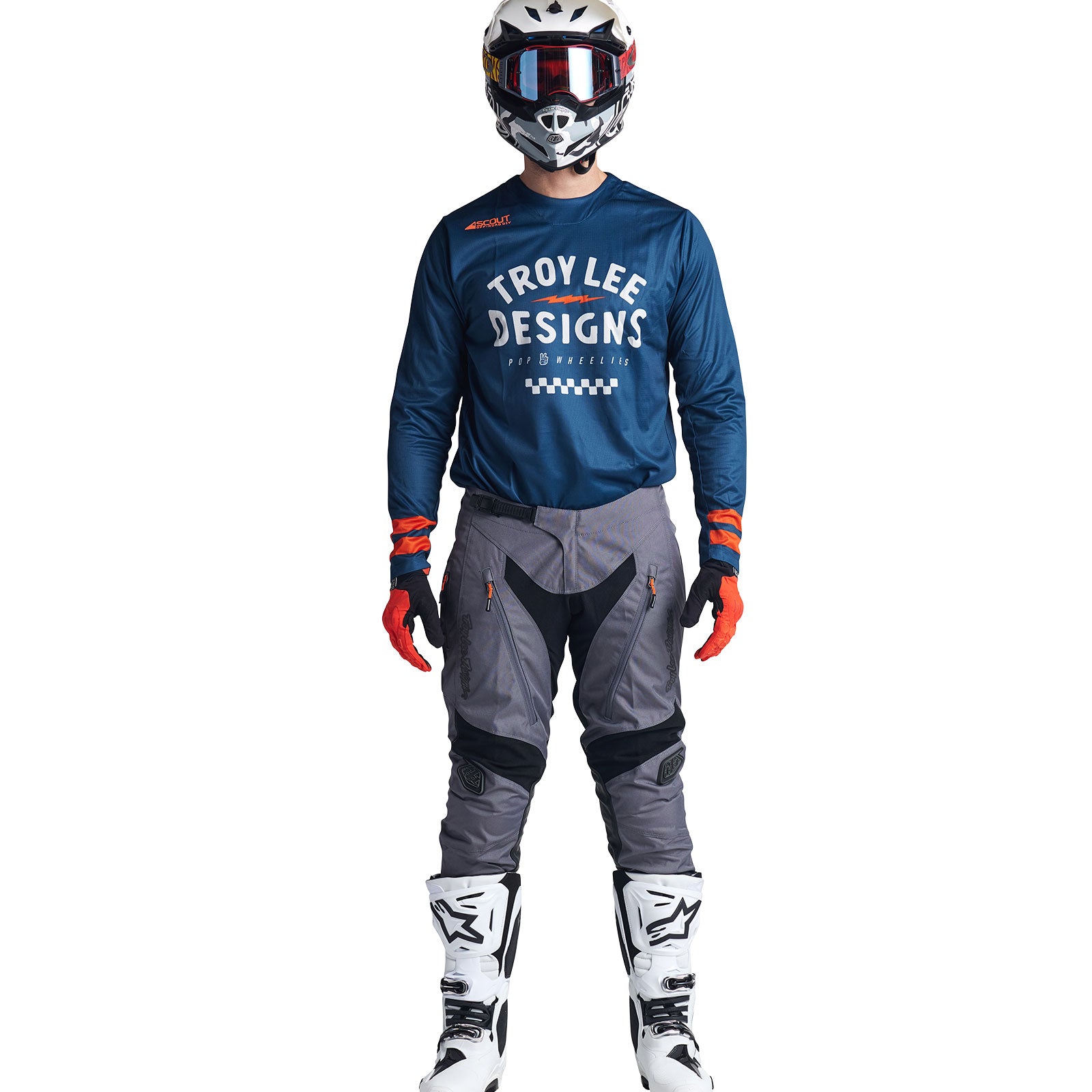 Scout GP Jersey Ride On Toy for Kids - Slate Blue Electric Car - Perfect for Outdoor Play & Backyard Fun