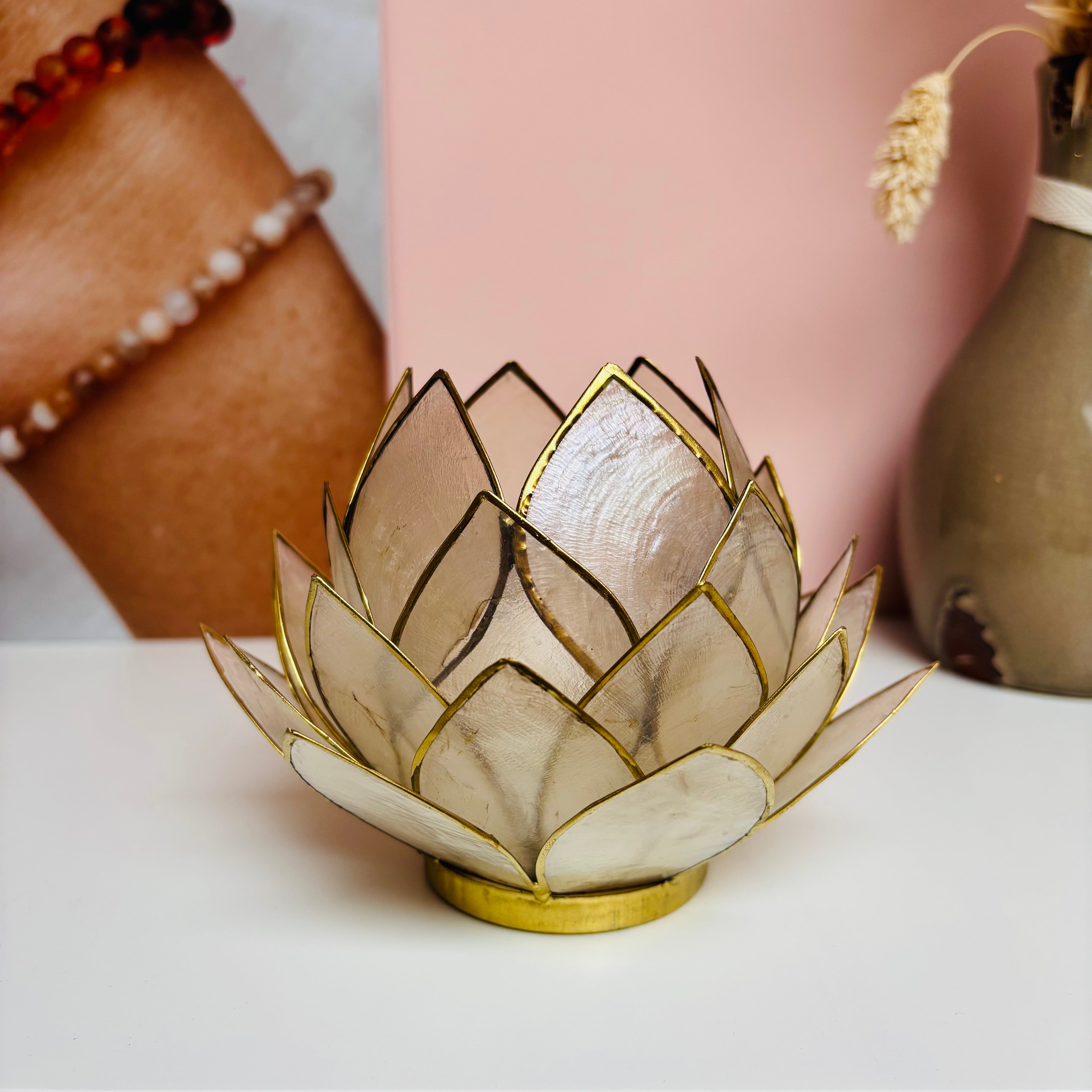 Lotus Sfeerlicht - Elegant LED Candle Light for Home Decor, Wedding, Party & Romantic Ambiance | Battery Operated Flameless Tea Lights - Set of 6