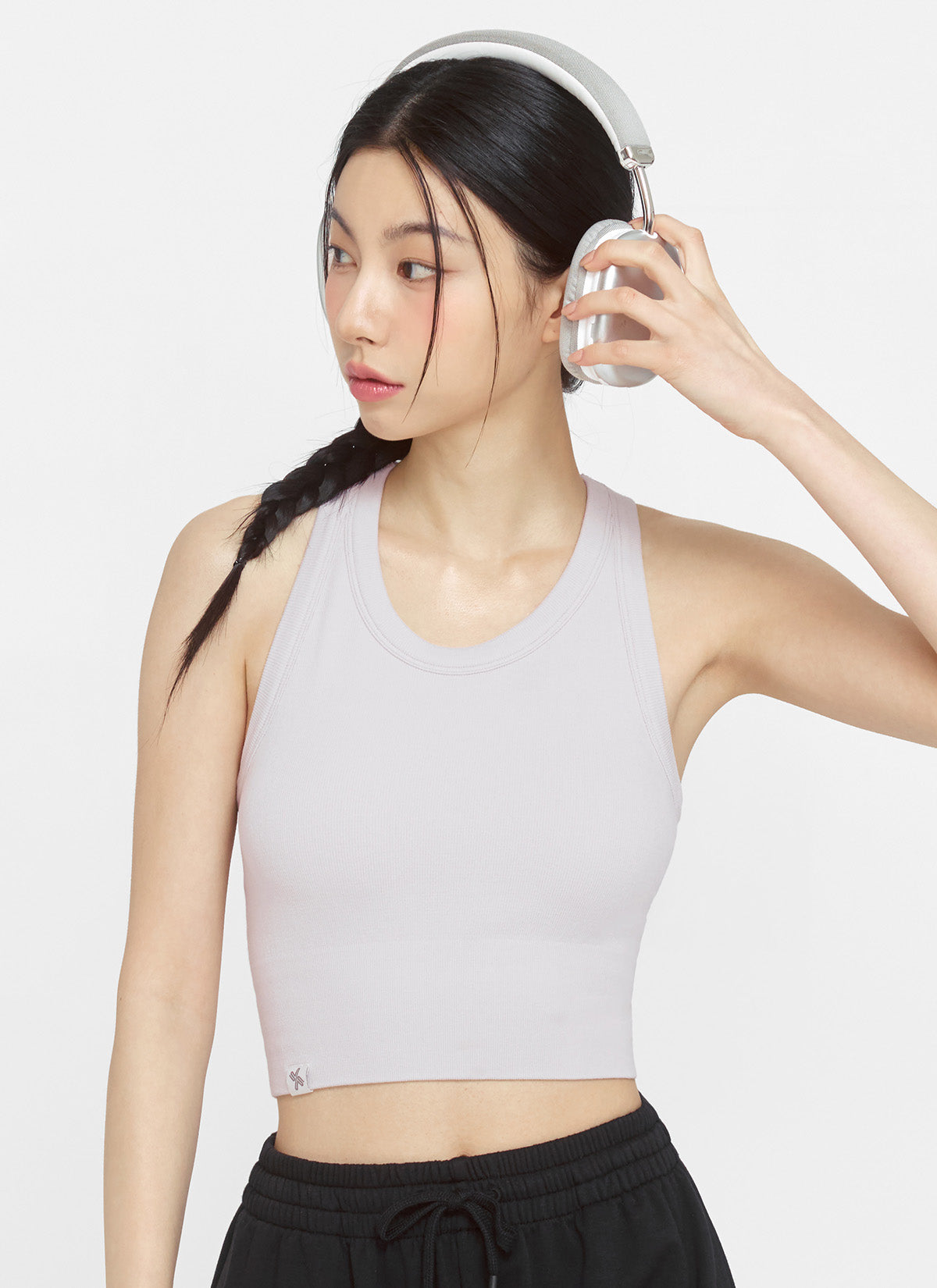 Soft Seamless Basic Crop Top for Women - Comfortable Stretchy Yoga T-Shirt - Perfect for Workouts, Running & Casual Wear