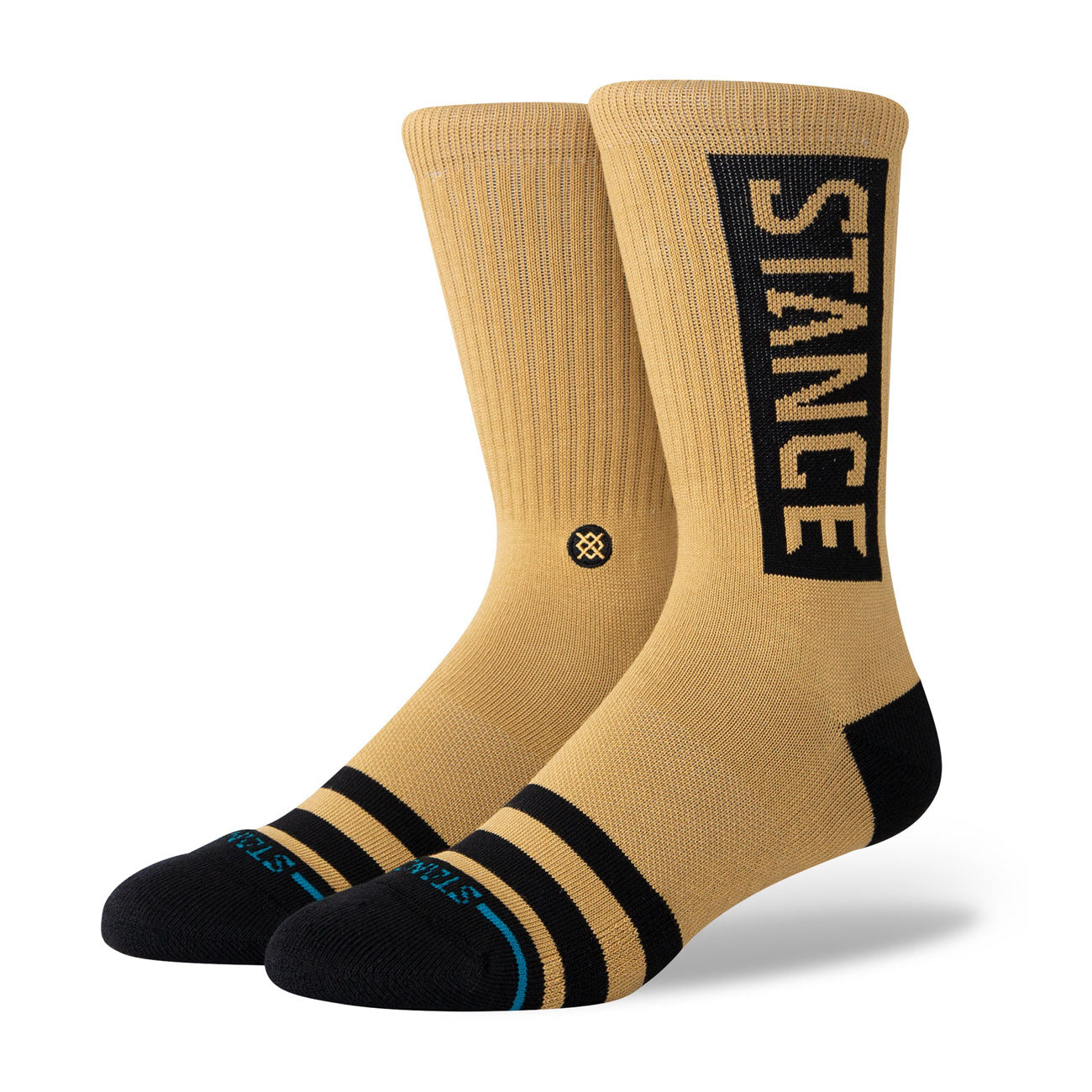 Premium Cotton Adult Crew Socks - Comfortable & Durable OG Sand Color - Perfect for Work, Sports & Everyday Wear