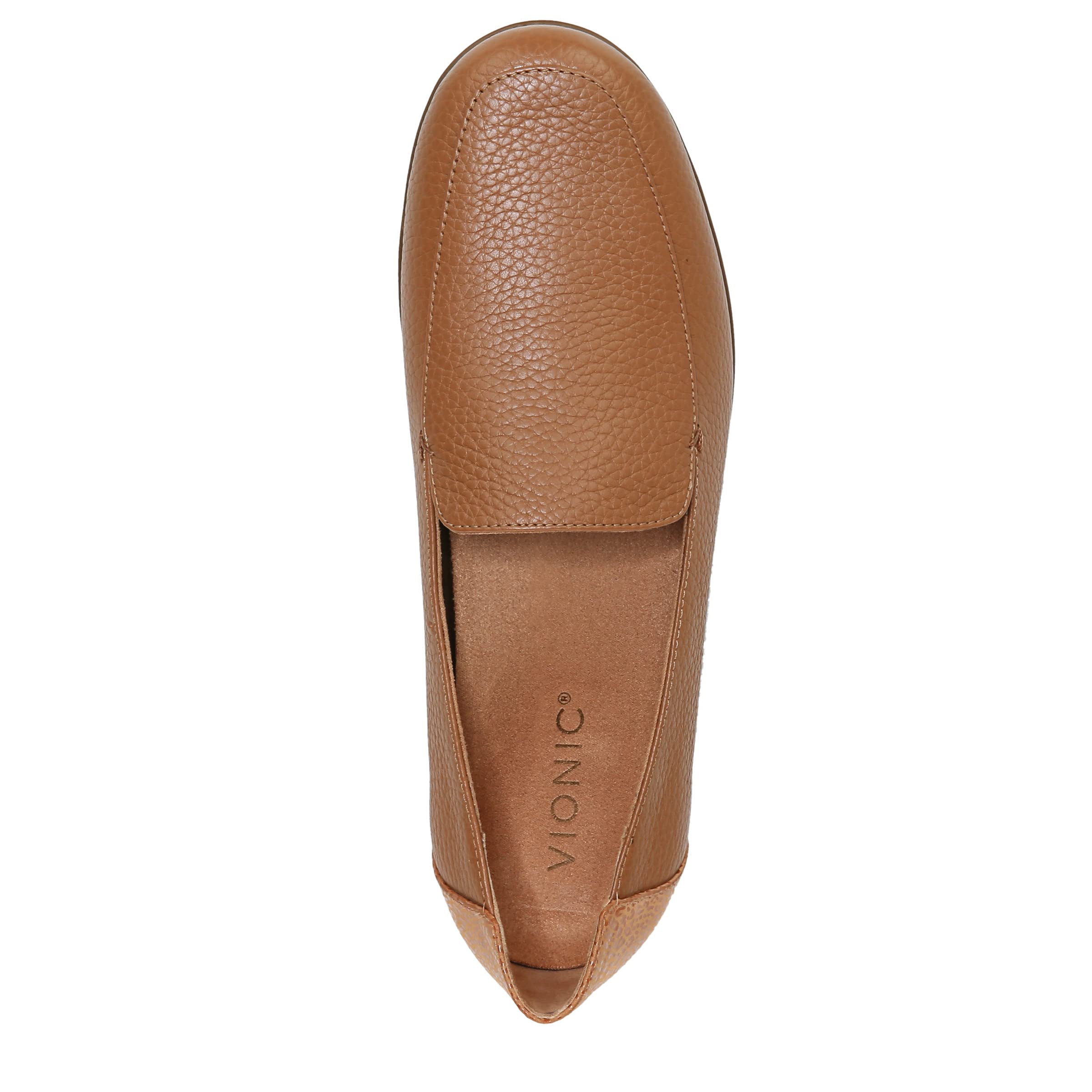 Vionic Women's Comfort Slip-On Loafers - Orthotic Support & Cushioned Arch - Perfect for Work, Travel & Everyday Wear