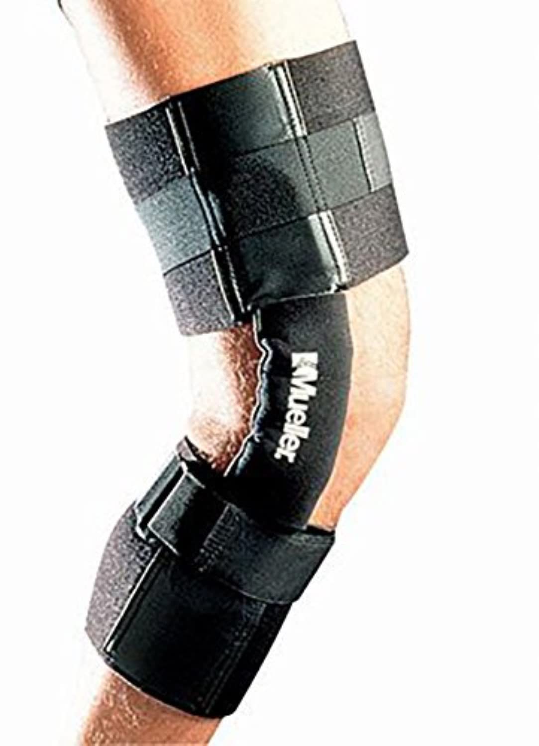 Mueller Sports Medicine Hinged Wraparound Knee Brace - Adjustable Support for ACL, MCL, Meniscus Injuries - Perfect for Running, Basketball & Post-Surgery Recovery