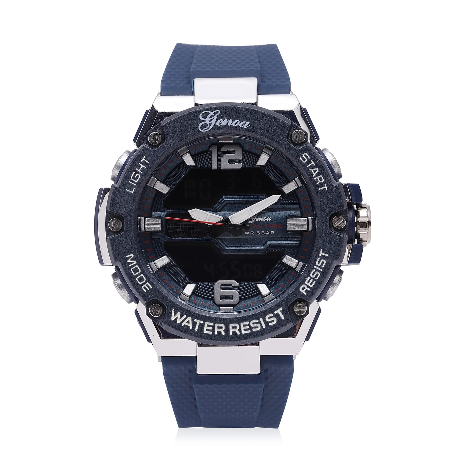 Shop LC Genoa Japanese Quartz Movement Multifunctional Key Watch with Silicone Strap - Waterproof Unisex Watch for Women & Men - Perfect Gift for Mother's Day, Birthday, Anniversary - Ideal for Daily Wear, Office & Outdoor Activities