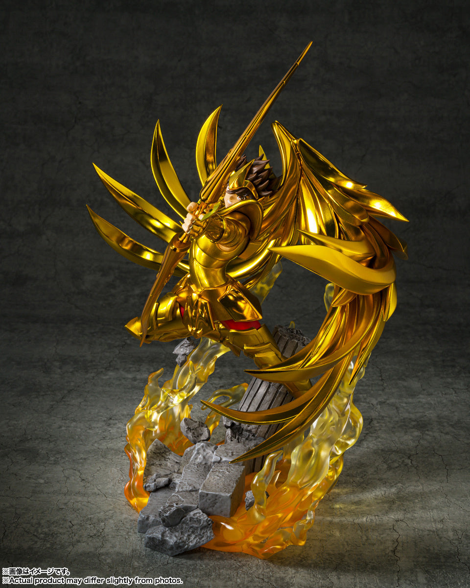 Figuarts Zero Touche Metallique Saint Seiya Sagittarius Seiya Statue - Anime Collectible Figure for Display & Gifting | Perfect for Home Decor, Office Display, and Anime Fans Collection