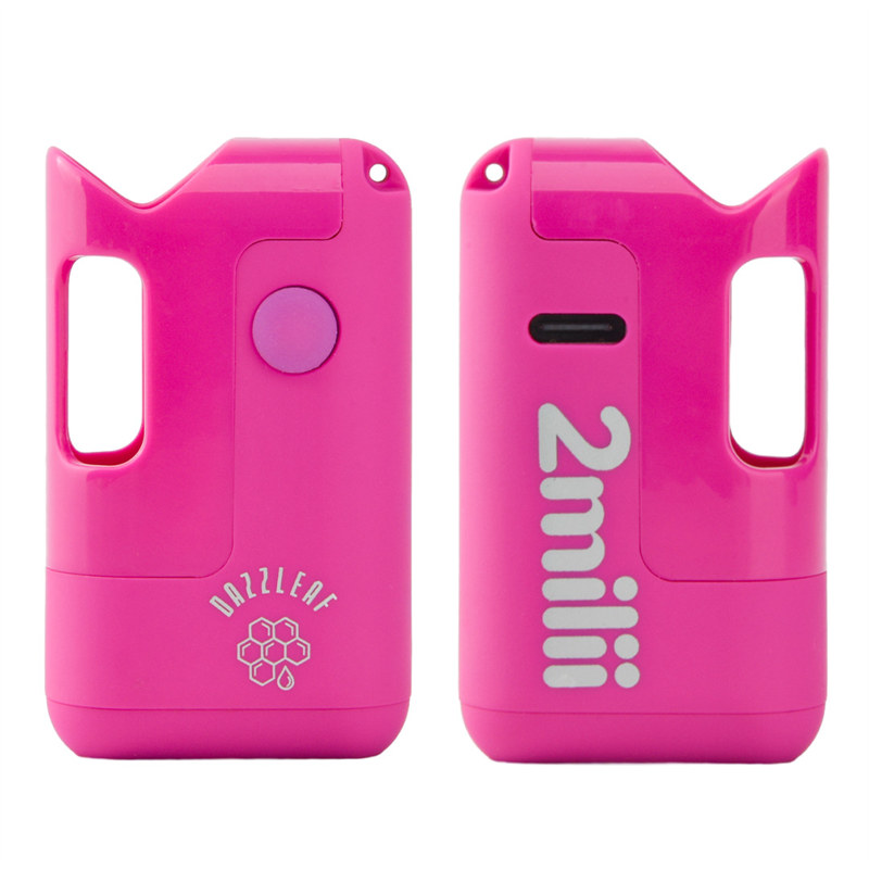 DazzLeaf 2Milii VV 510 Thread Vape Cartridge Battery 650mAh with Preheat & USB Charging - Perfect for Discreet Vaping On-The-Go