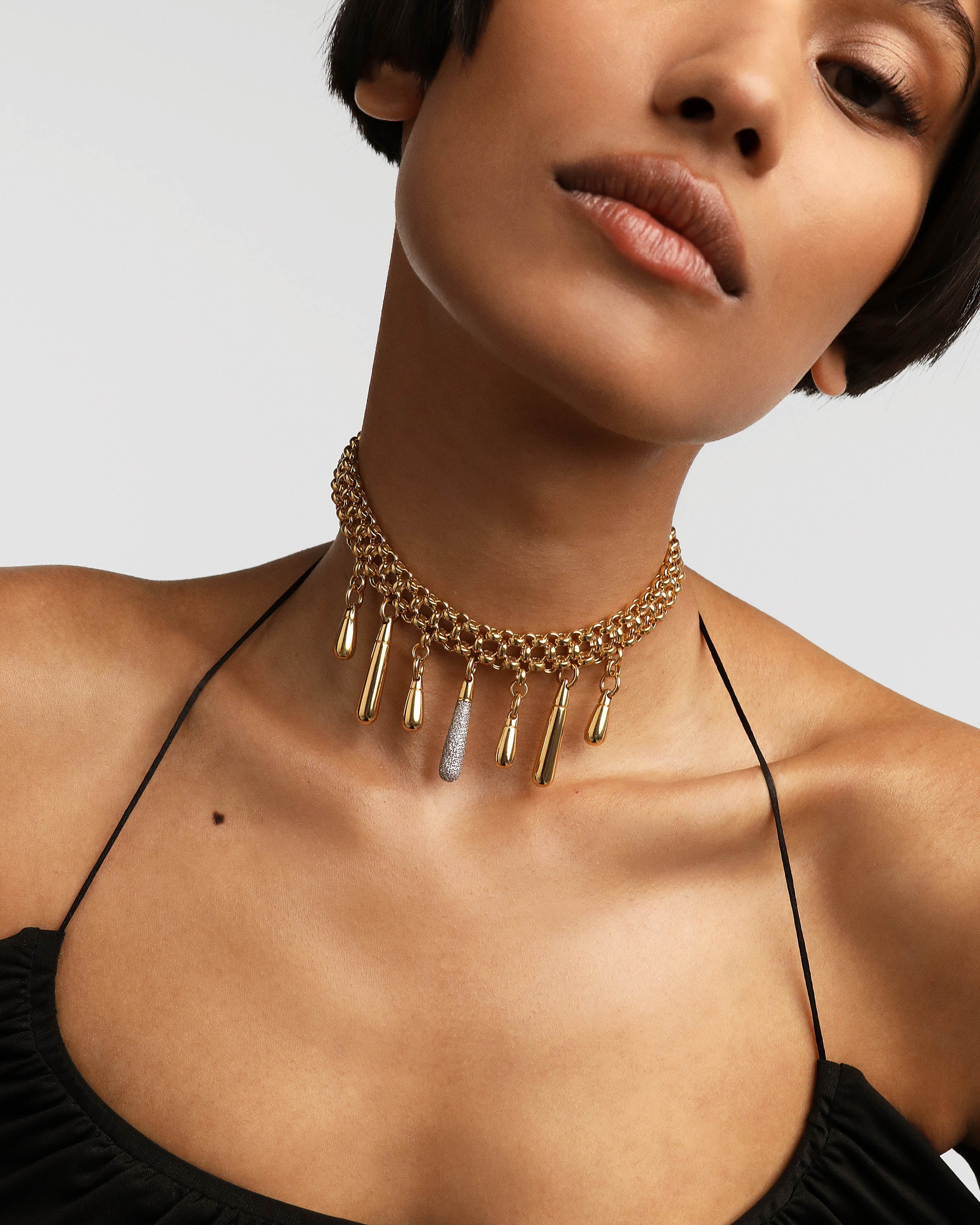 Trendy Jelly Choker Necklace for Women - Stretchy Clear Plastic Fashion Statement - Perfect for Parties, Raves & Summer Outfits