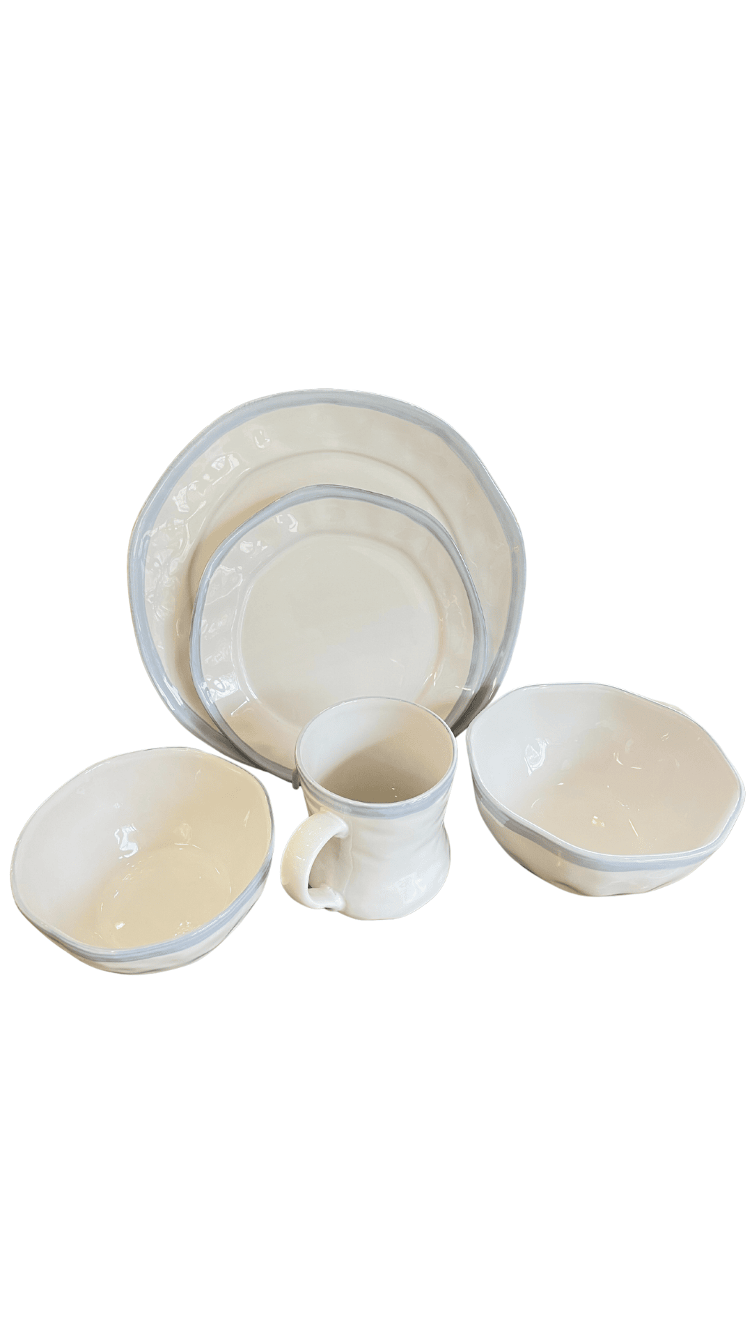 Azores Oceana Salad Plate - Elegant Ceramic Appetizer Dish for Dinner Parties, Home Decor & Entertaining - Perfect for Salads, Desserts, and Charcuterie Boards