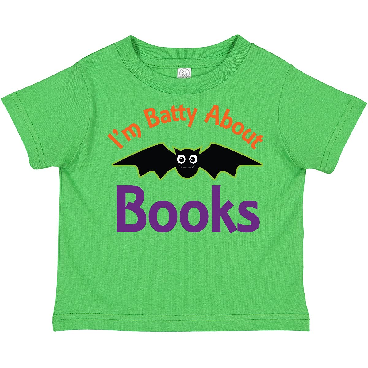 Batty About Books Toddler T-Shirt - Cute Bat Design Kids Tee for Book Lovers | Perfect for Library Visits, Storytime & Reading Adventures