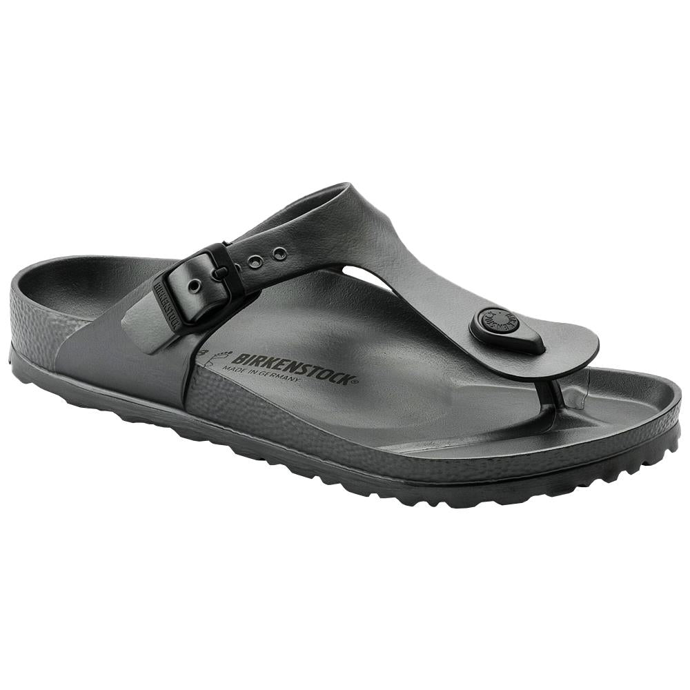 Birkenstock Unisex Gizeh EVA Sandals - Comfortable Metallic Anthracite Color - Perfect for Beach, Pool & Summer Outdoor Activities