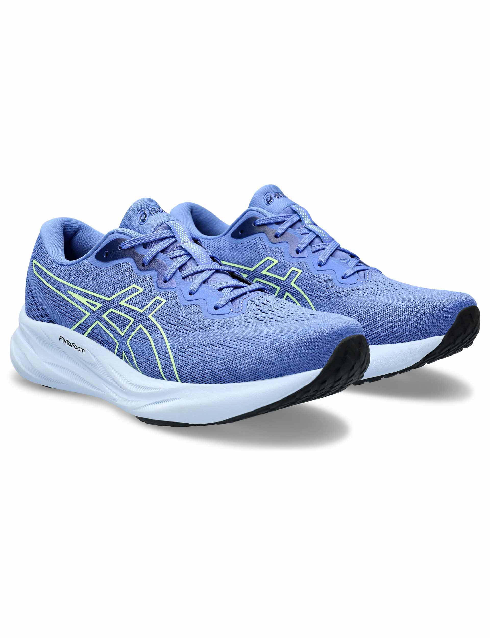 ASICS Gel Pulse 15 Running Shoes for Men & Women - Sapphire/Illuminate Yellow - Lightweight Cushioned Sneakers for Jogging, Gym Workouts & Daily Walking