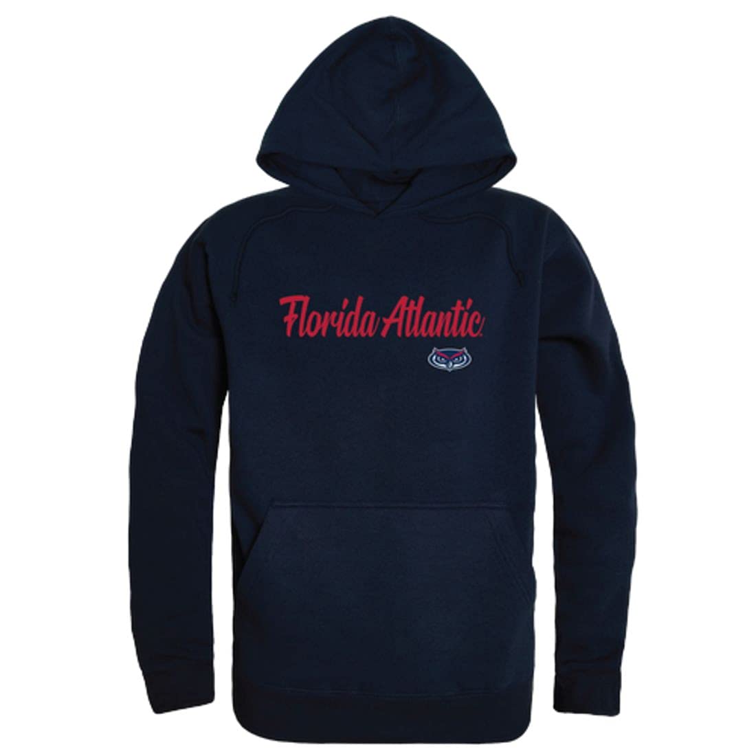 FAU Florida Atlantic University Owls Men's Script Hoodie Sweatshirt - Comfortable College Apparel for Game Day, Campus Wear & Casual Outfits