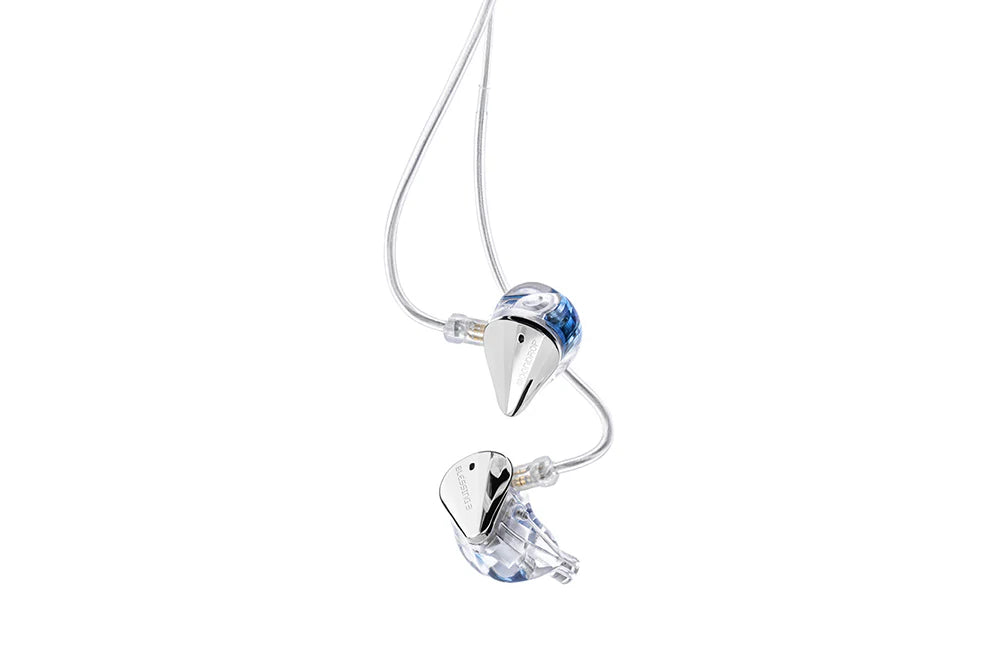 MOONDROP BLESSING 3 Hybrid In-Ear Monitors (IEM) - 2 Dynamic Drivers + 4 Balanced Armatures for Audiophile Sound | Perfect for Music Production, Gaming & Travel