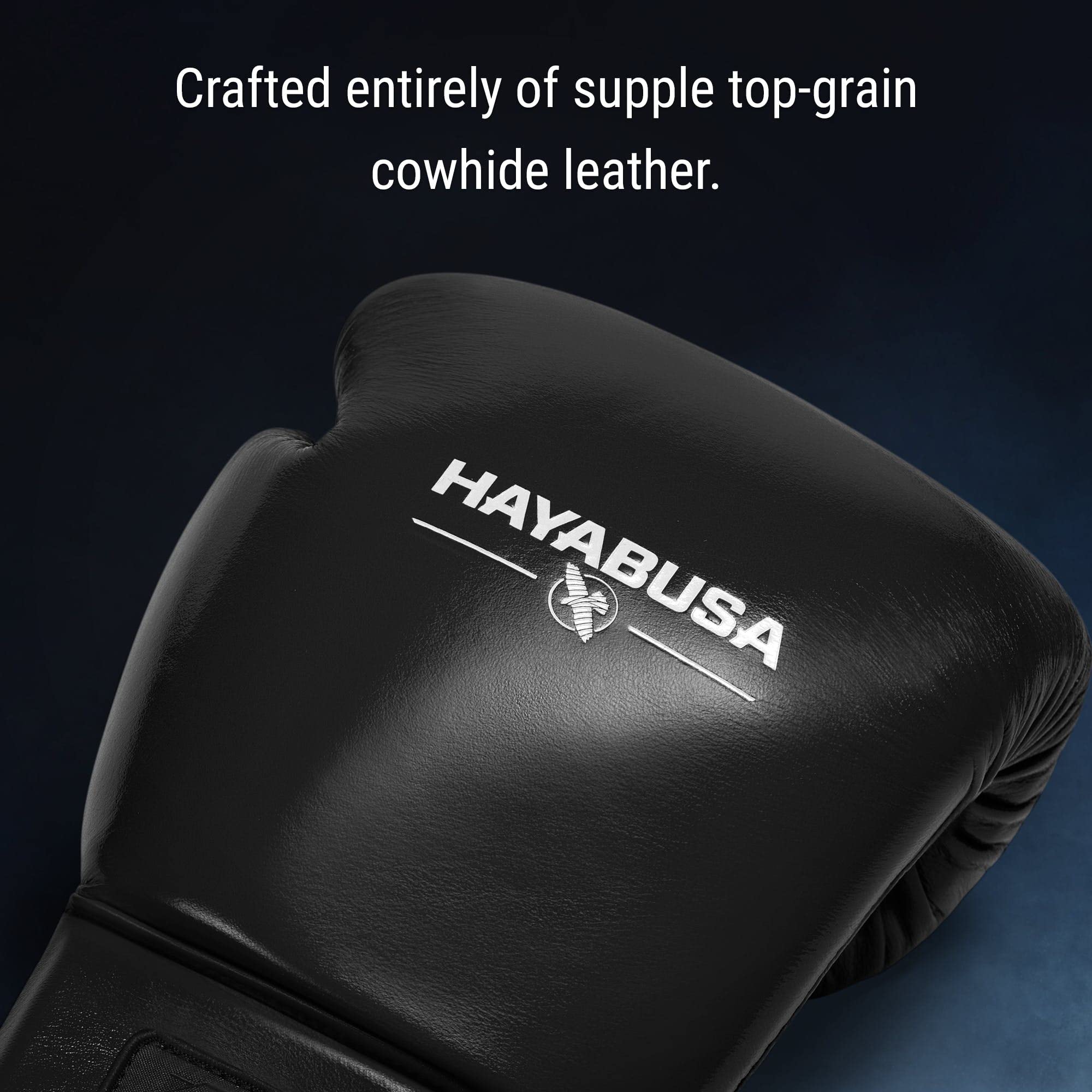 Hayabusa Pro Leather Lace-Up Boxing Gloves for Men & Women - Premium Training Gloves for Boxing, MMA, Kickboxing & Fitness Workouts