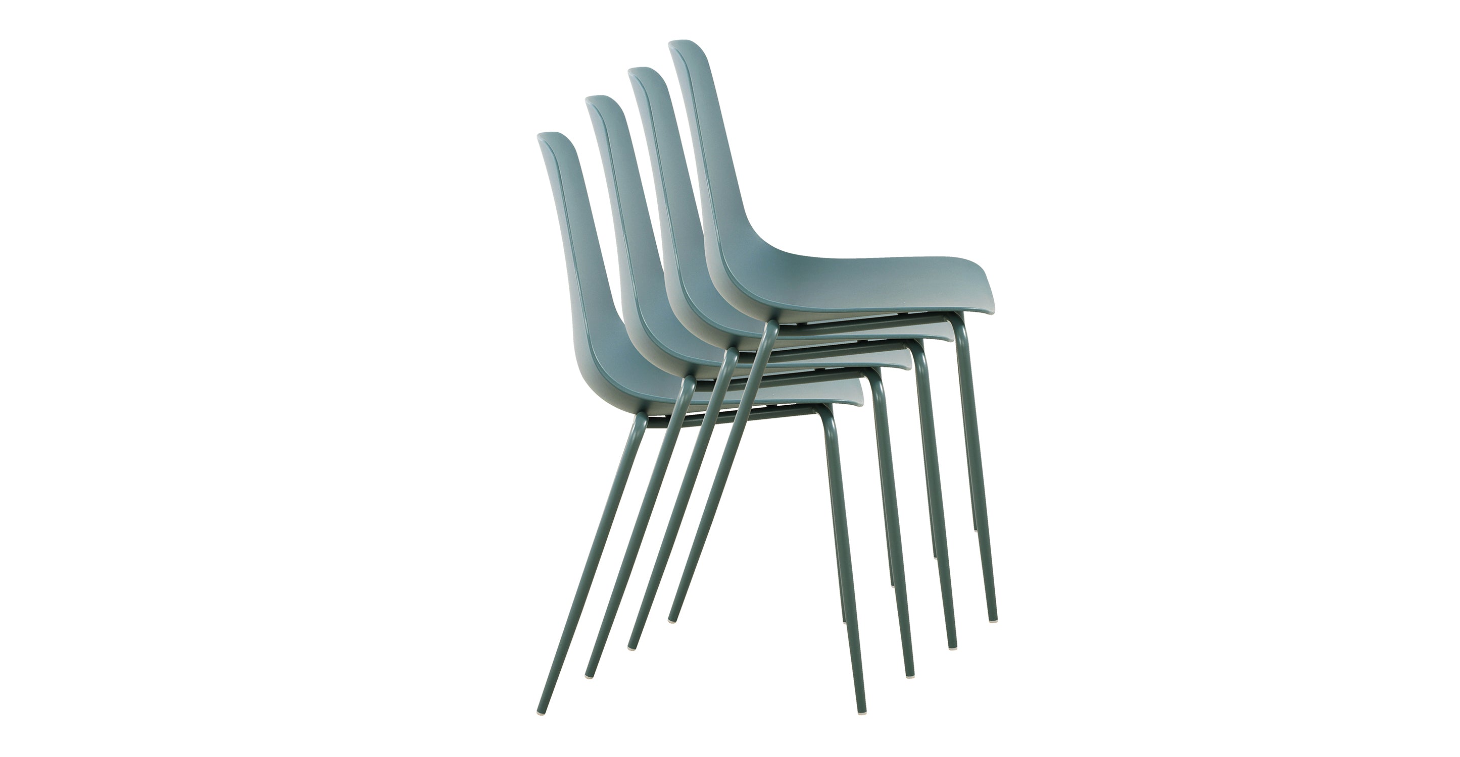 Isla Stackable Dining Chair - Modern & Space-Saving for Restaurants, Cafes, and Home Dining Areas
