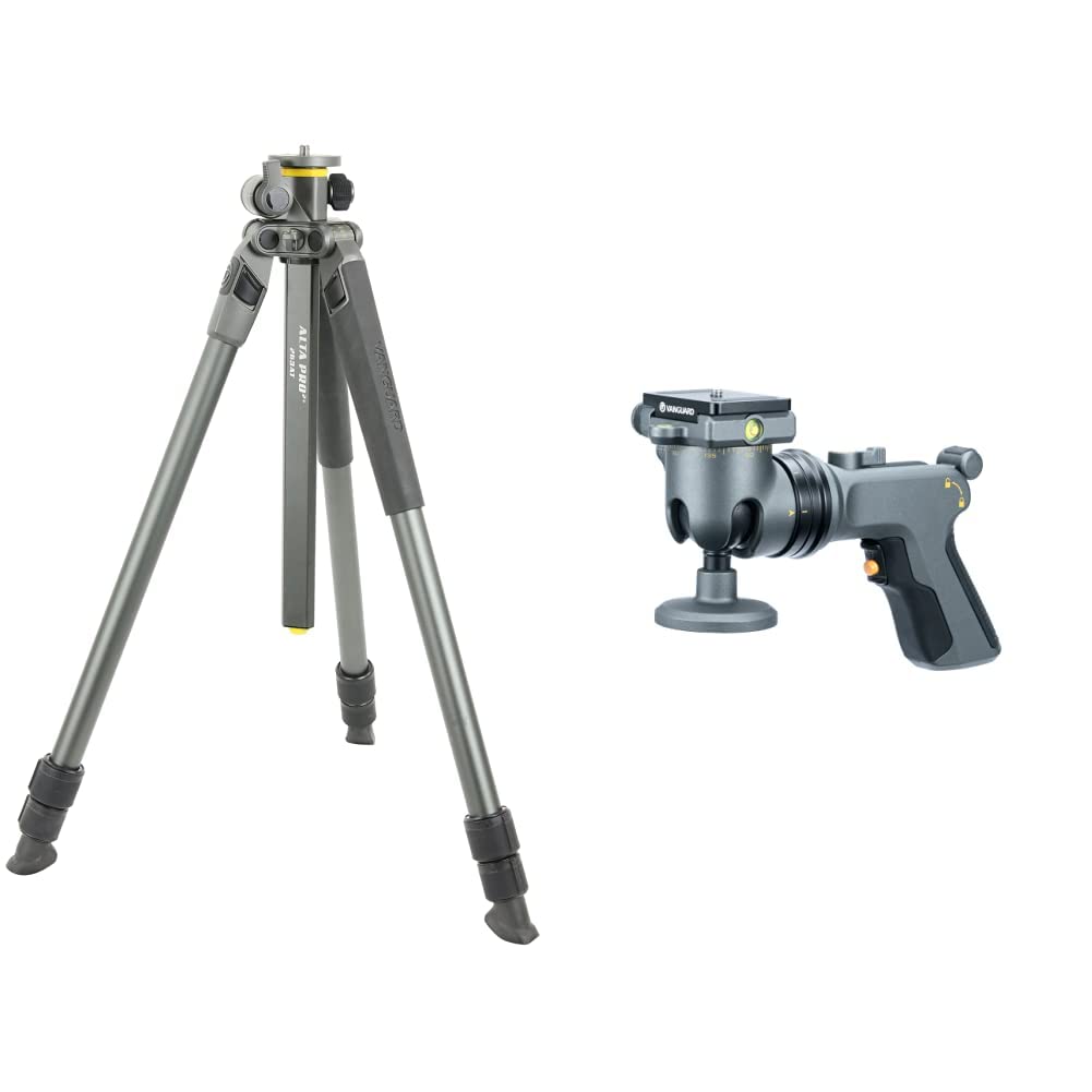 Vanguard Alta Pro 2+ 263AT Aluminum Tripod with Multi-Angle Center Column & GH-300T Magnesium Alloy Grip Head - Professional Tripod for DSLR Cameras (Sony, Nikon, Canon) - Perfect for Photography, Videography, Travel & Outdoor Shooting