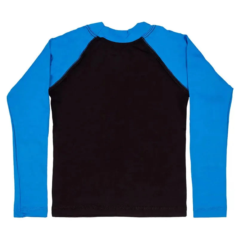 Quiksilver Bubble Trouble Kids' Swim Trunks - Lycra Board Shorts for Boys in Black & Blue - Perfect for Beach, Pool & Summer Water Activities