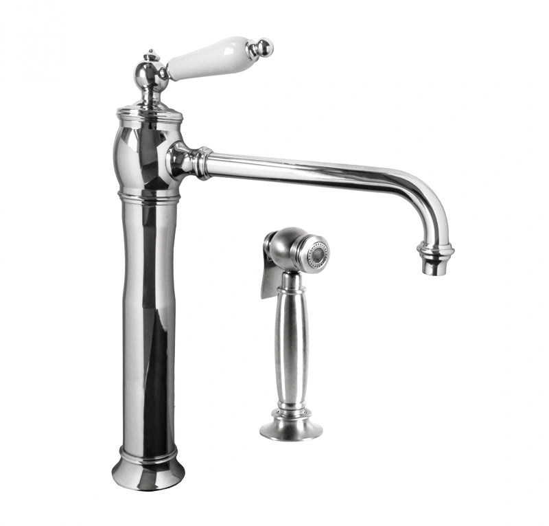Horus Eloise Kitchen Faucet with Pull Down Sprayer in Chrome - Perfect for Modern Kitchens & Easy Dishwashing
