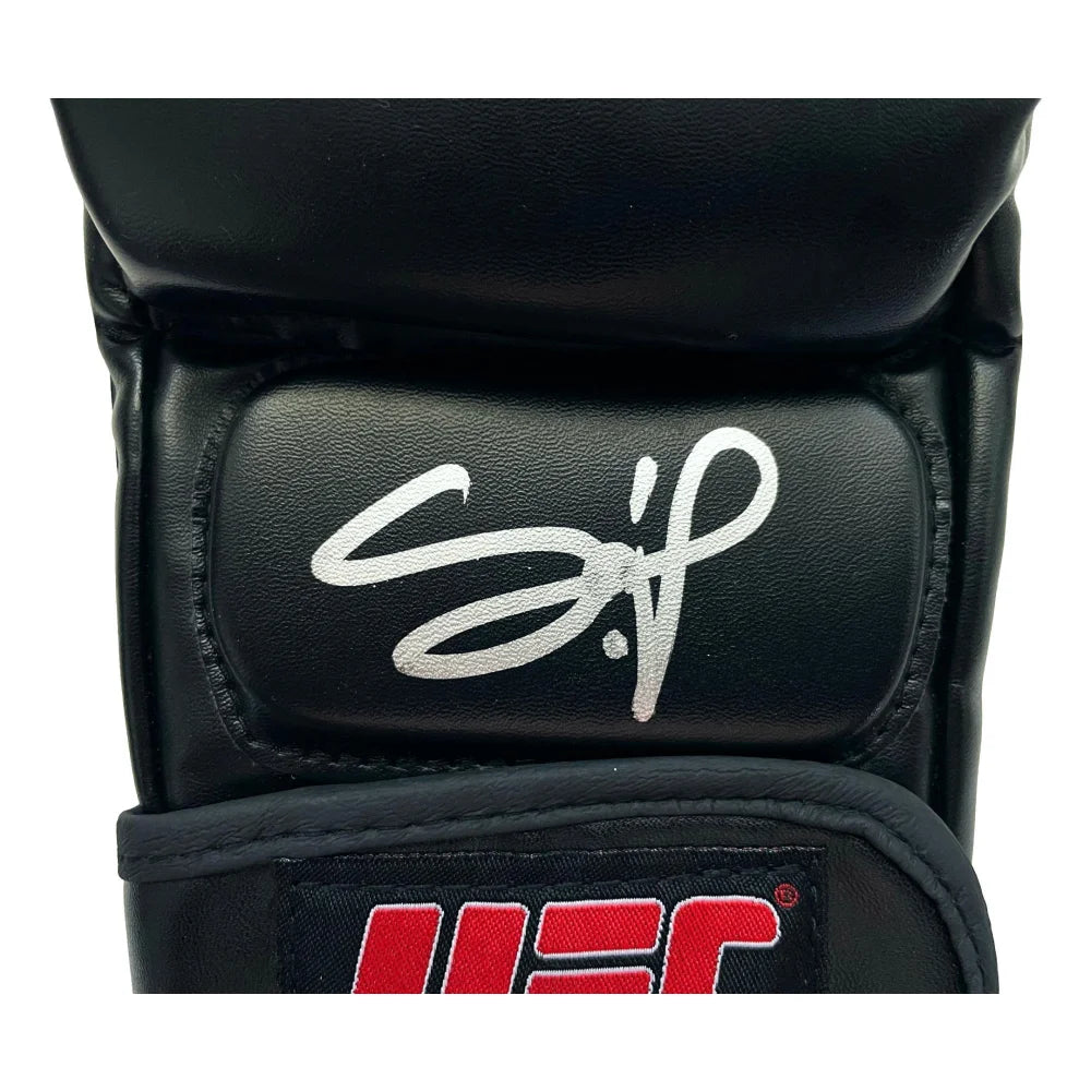 Francis Ngannou Autographed UFC Glove - Signed with Beckett BAS COA - Official MMA Collectible for UFC Fans & Sports Memorabilia Collectors - Perfect for Display, Man Cave Decor, and Gift Giving