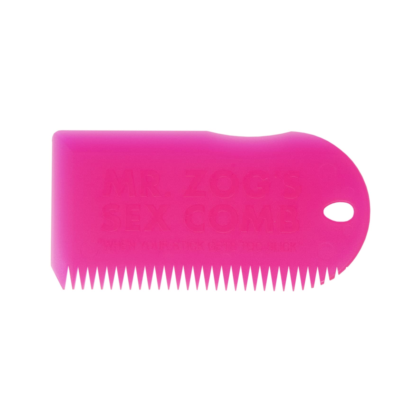 Sex Wax Pink Surf Board Wax Comb - Non-Slip Grip for Surfing, Bodyboarding & Water Sports - Perfect for Warm Water Conditions