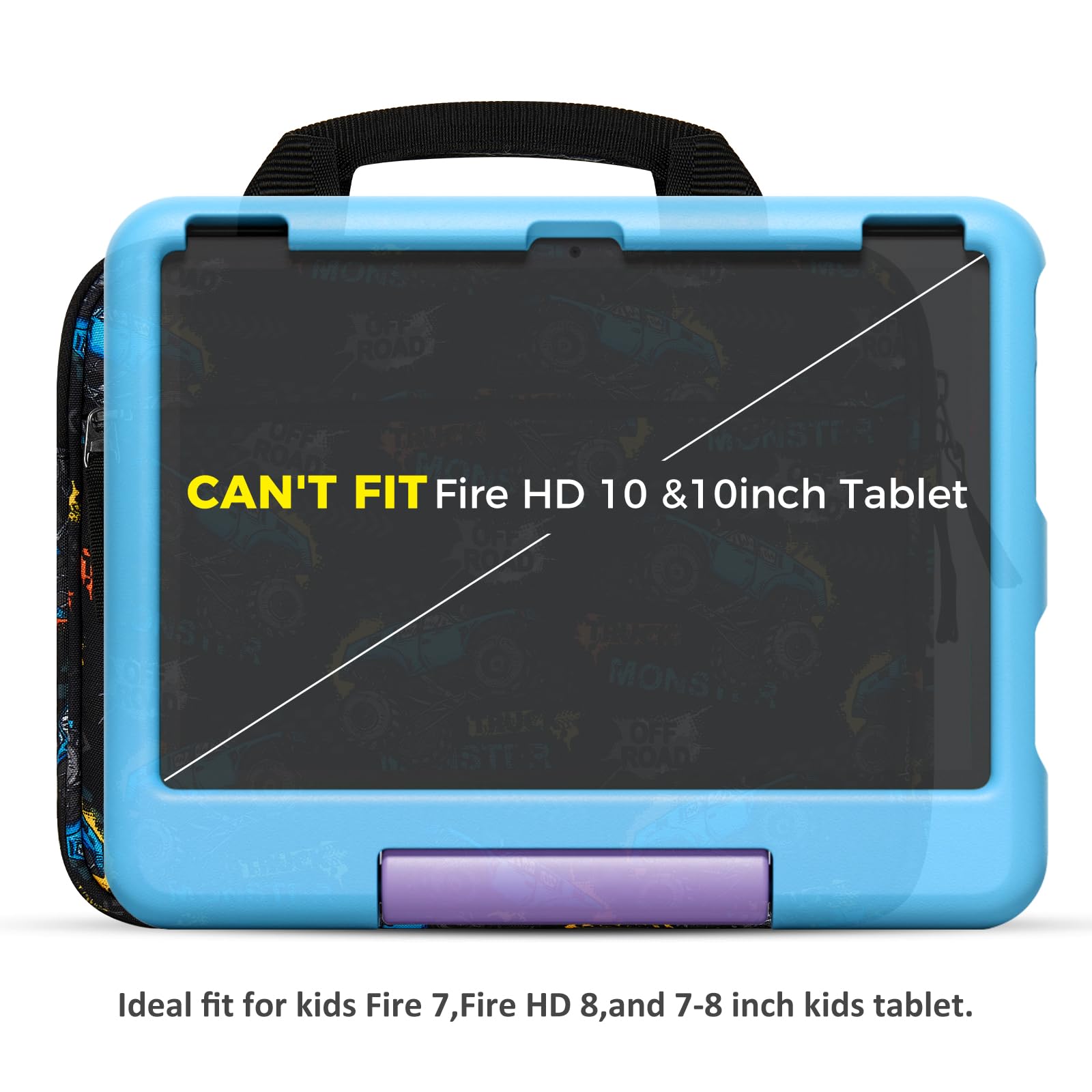 Choco Mocha Kids Tablet Sleeve Bag for Boys & Girls (10-12.5 Inch) - Protective Case for iPad, Kindle, Samsung Tablets - Perfect for School, Travel & Home Use