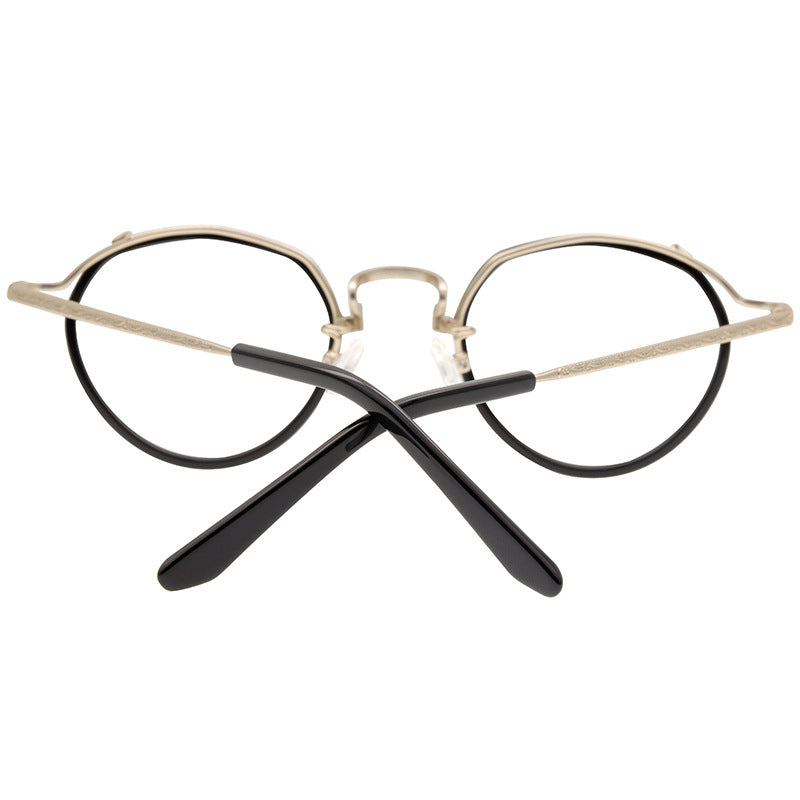 Zayden Acetate Round Glasses Frames for Men & Women - Lightweight & Durable Eyewear for Reading, Fashion & Everyday Use