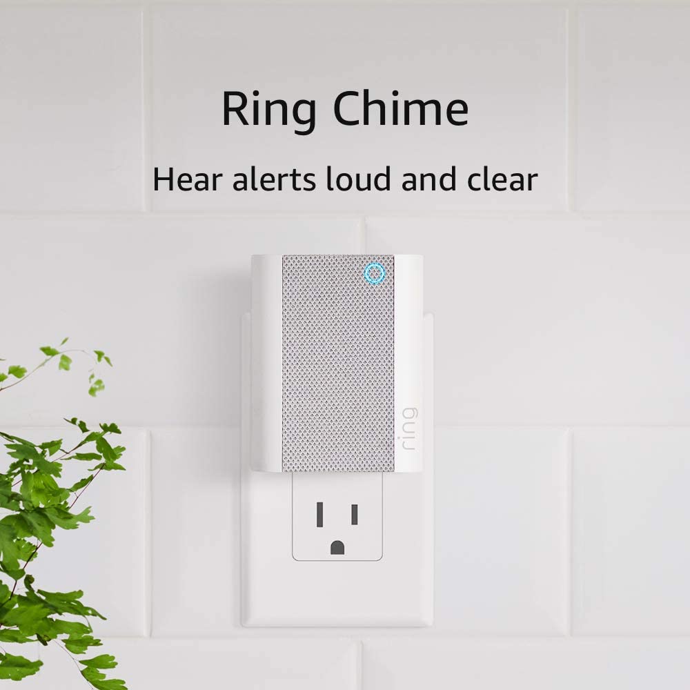 Smart Ring Chime - Wireless Doorbell Alert with Customizable Tones & Volume | Perfect for Home, Office & Apartment Security