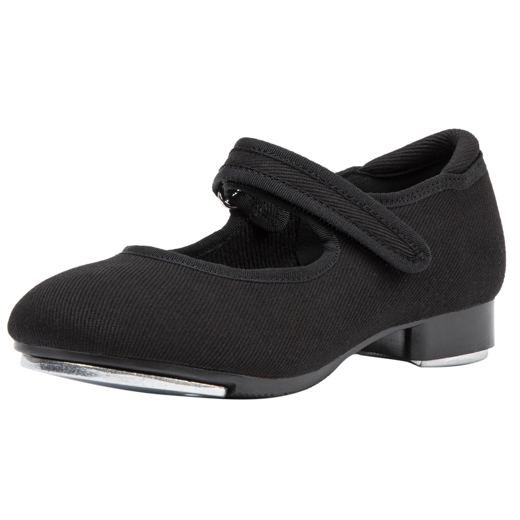 **Linodes Canvas Tap Dance Shoes for Girls & Boys - Easy Strap Design for Toddler, Little & Big Kids - Perfect for Dance Class, Recitals & Performances**