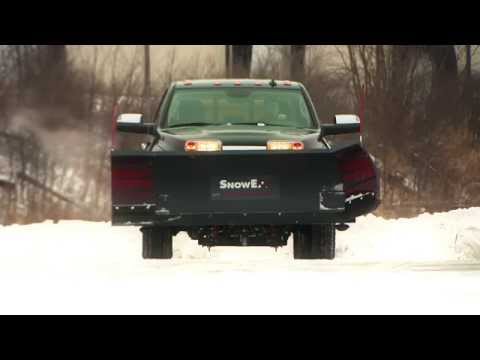SnowEx POWER PLOW 8100PP & 8611PP Winged Blade Snow Plow | Heavy Duty 8' to 11' Commercial Snow Removal Equipment for Driveways, Parking Lots & Roadways