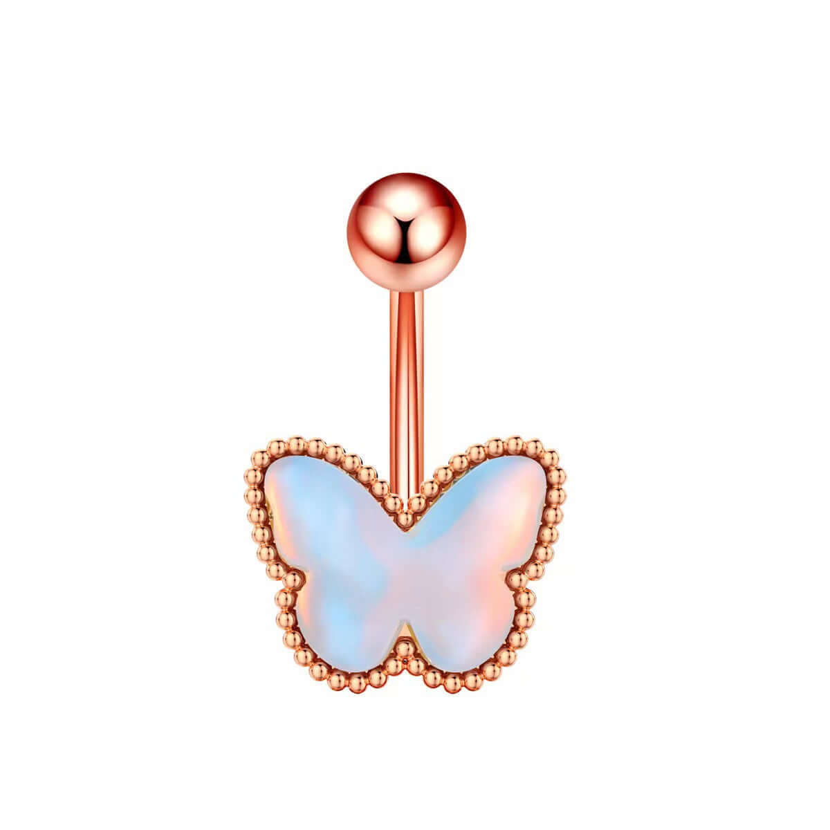 Glow in the Dark Belly Button Rings - Moon Star Design | Body Jewelry for Women | Perfect for Night Parties, Raves & Unique Fashion Looks