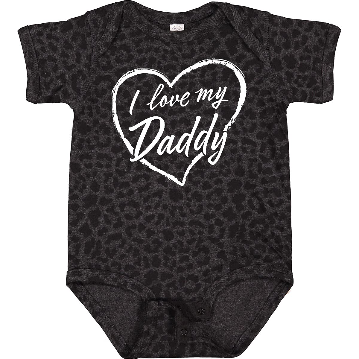 Inktastic I Love My Daddy White Chalk Heart Baby Bodysuit - Soft Cotton Onesie for Newborns & Infants - Perfect for Father's Day, Family Photos & Everyday Wear