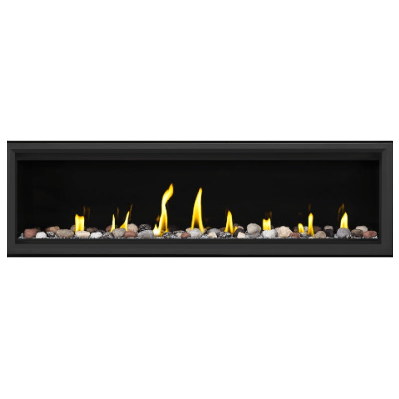 Napoleon Vector 62 Linear Direct Vent Gas Fireplace - LV62N | Modern Indoor Heating Solution for Living Rooms & Bedrooms | Energy Efficient & Stylish Home Decor
